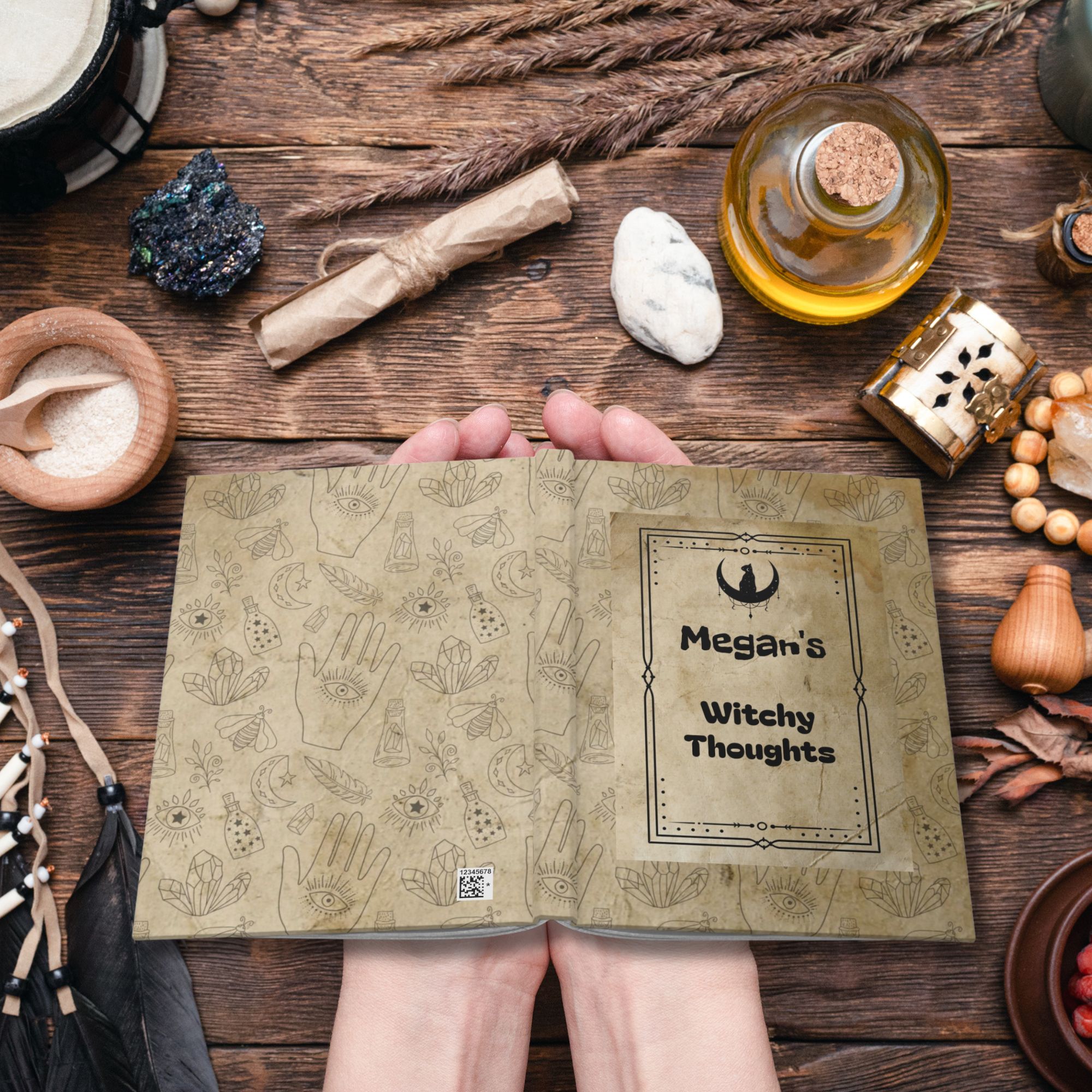 Personalized Witchy Thoughts Journal product thumbnail image Personalized Witchy Thoughts Journal product thumbnail image