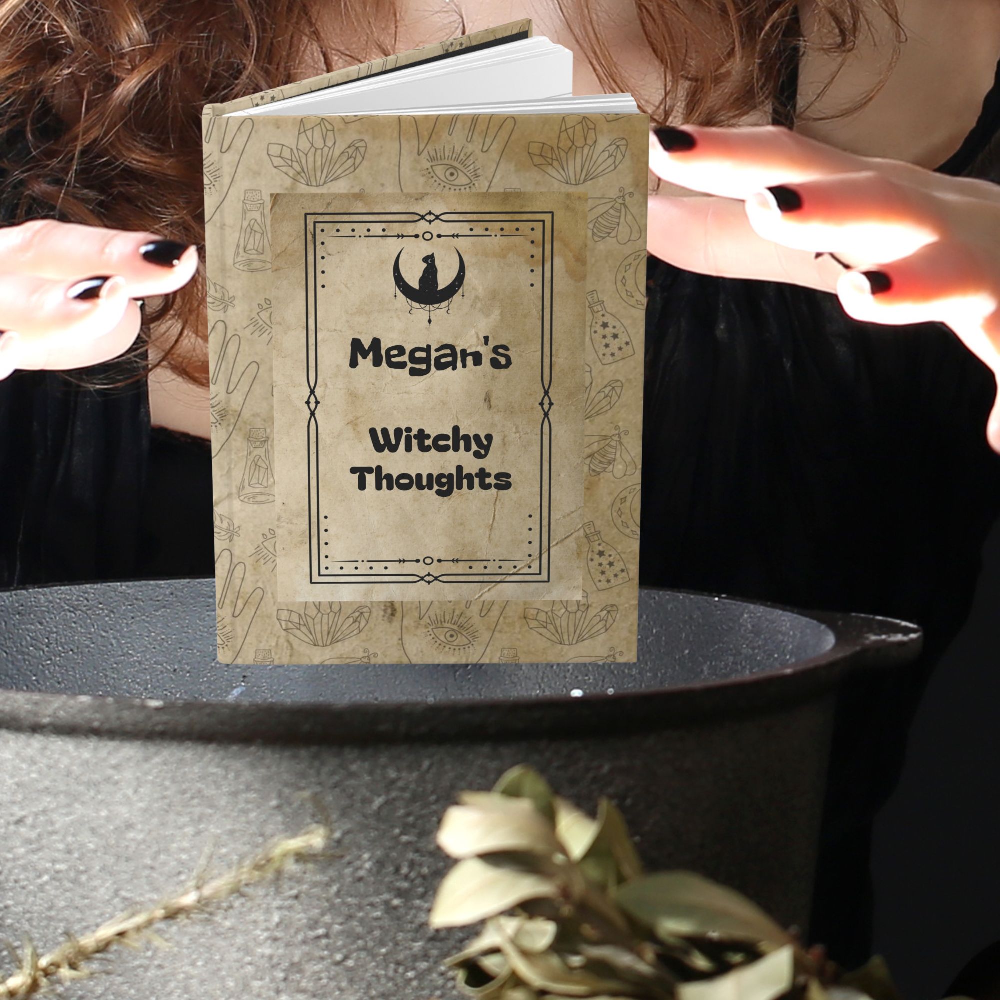 Personalized Witchy Thoughts Journal product thumbnail image Personalized Witchy Thoughts Journal product thumbnail image