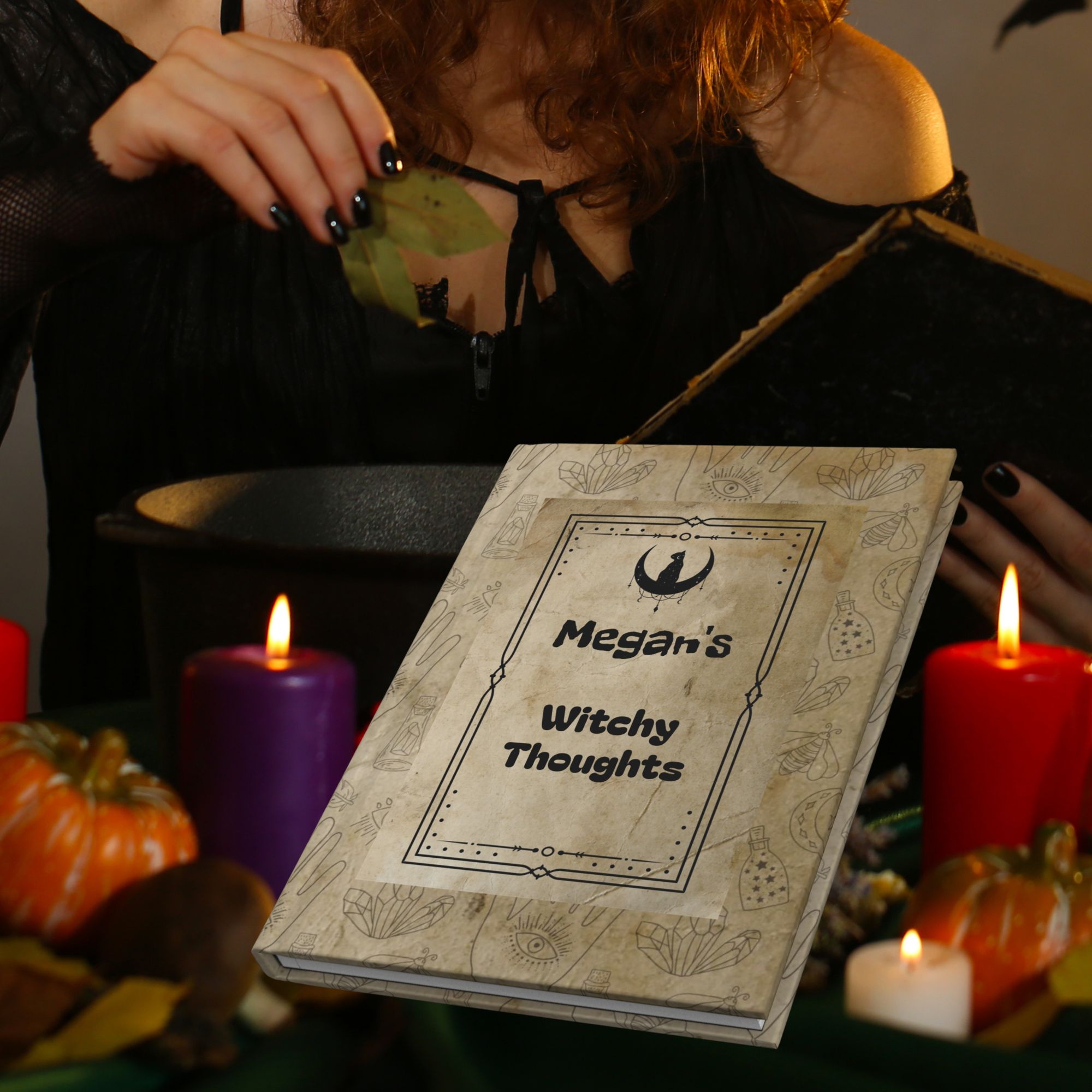 Personalized Witchy Thoughts Journal product thumbnail image Personalized Witchy Thoughts Journal product thumbnail image