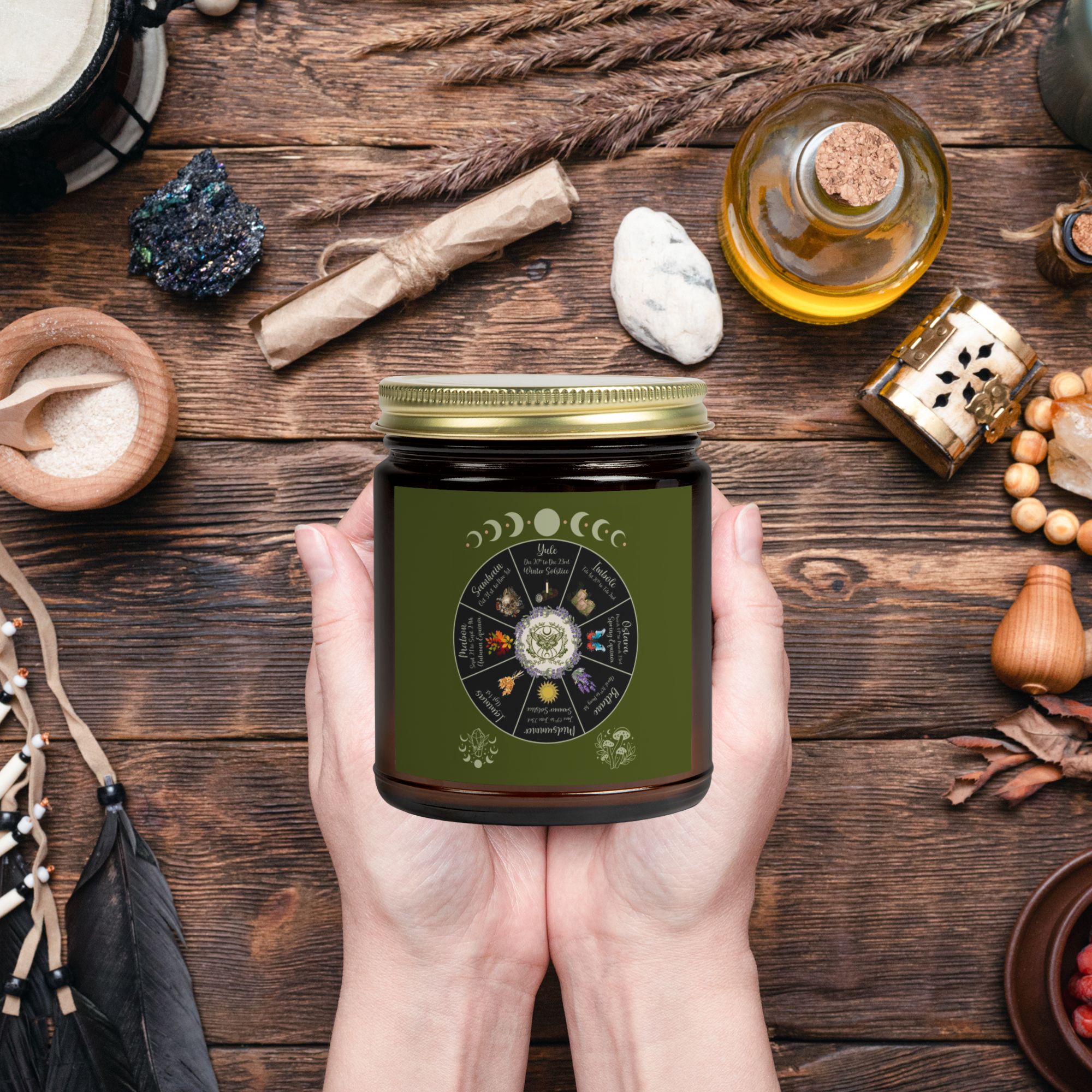 Witch Wheel Candle Scented Candle product thumbnail image
