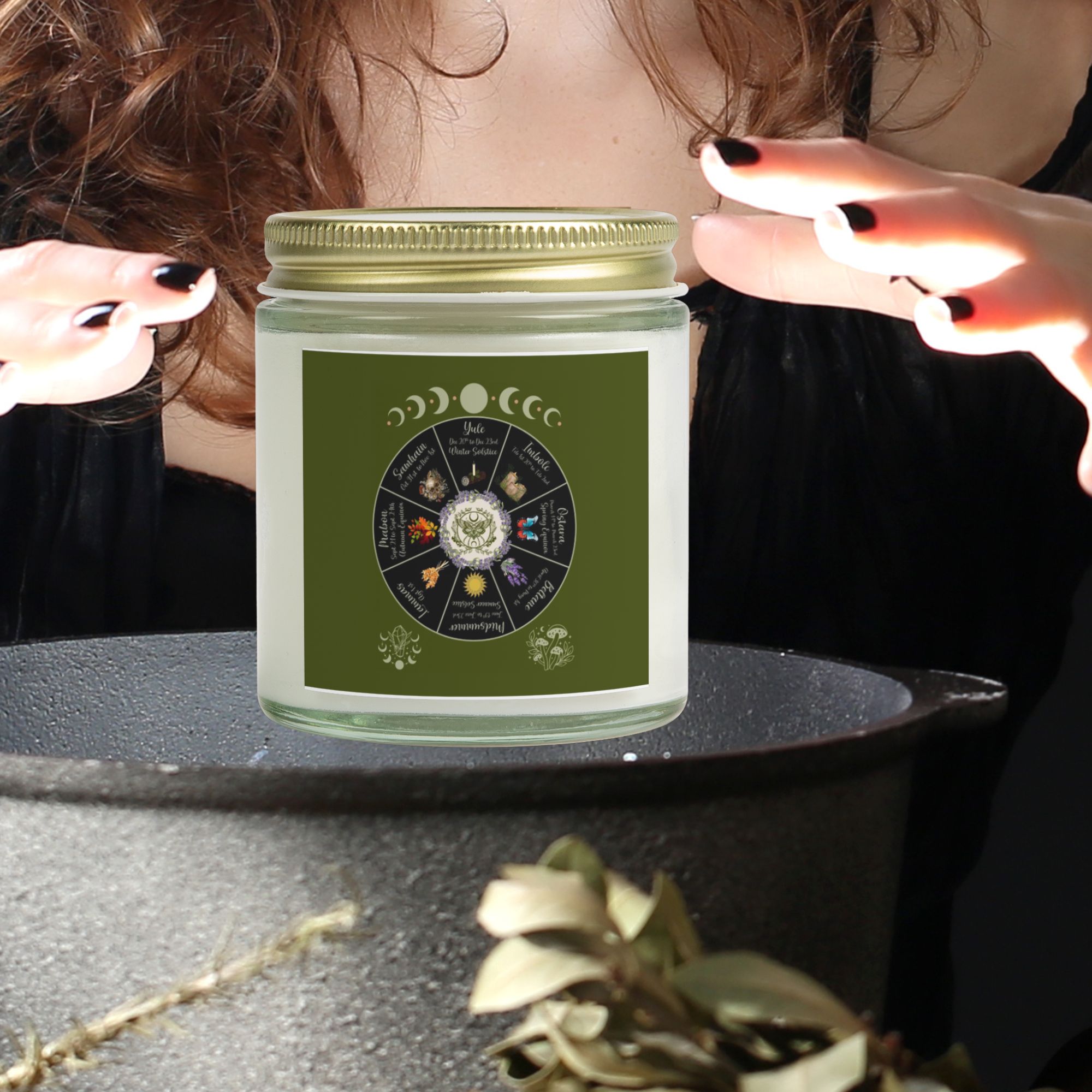 Witch Wheel Candle Scented Candle product thumbnail image