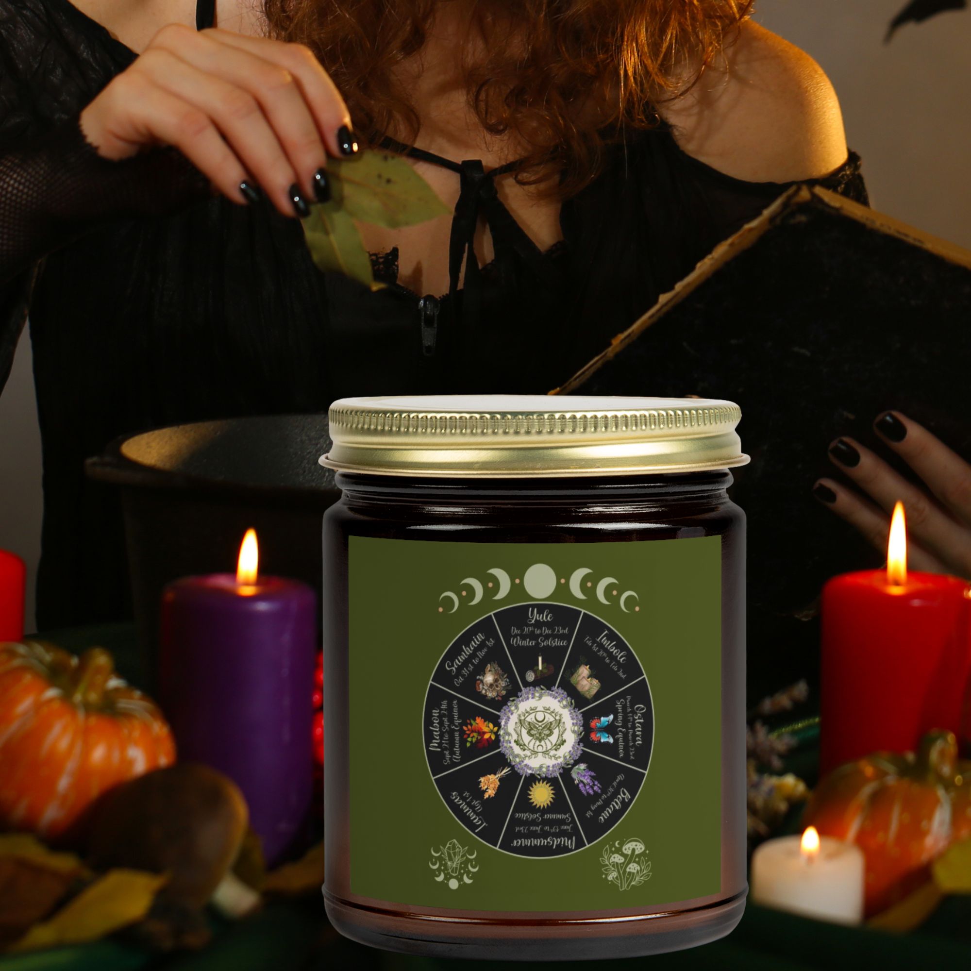 Witch Wheel Candle Scented Candle product thumbnail image