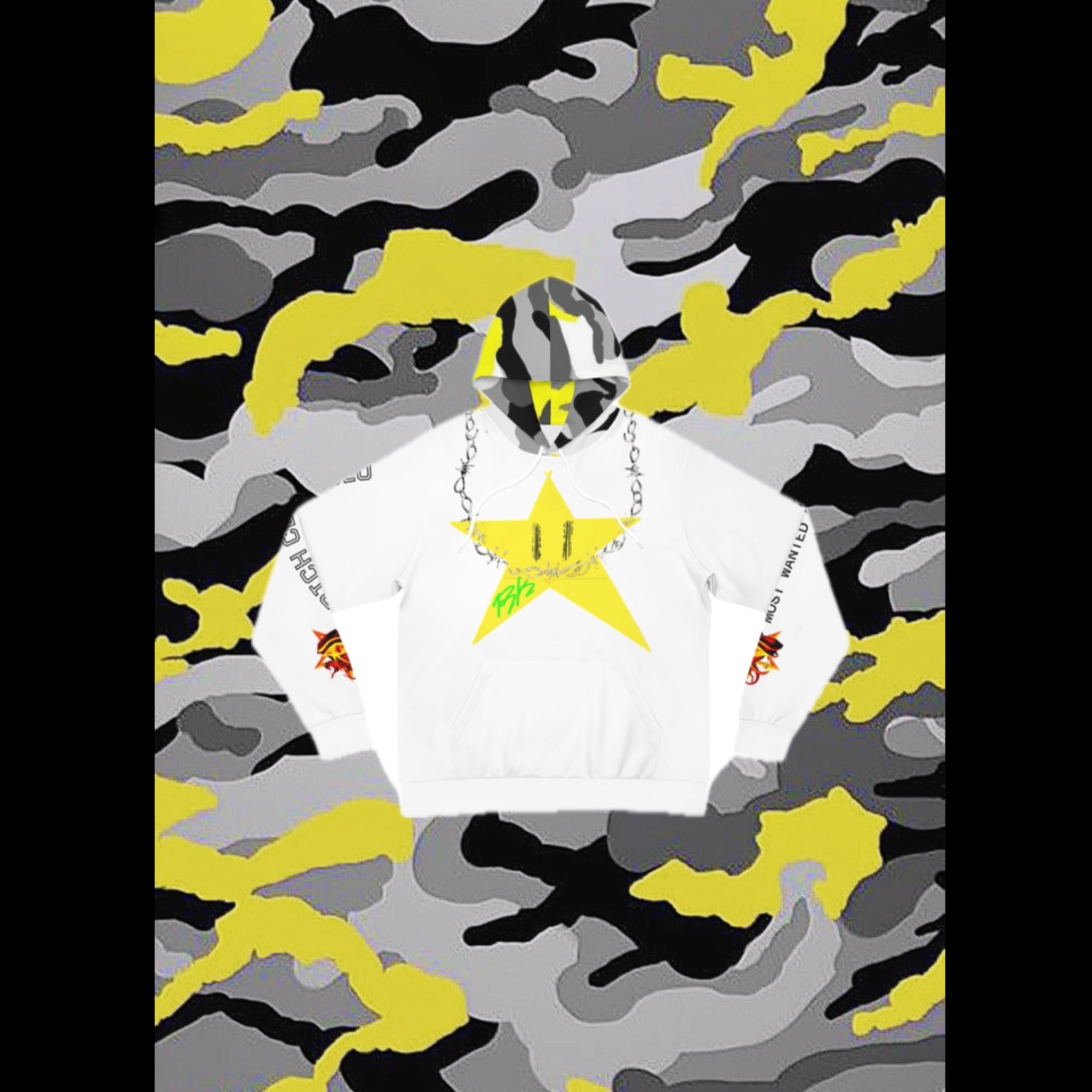 Trendy Graphic Hoodie - Bold Star Design | Streetwear Fashion | Unisex Gift | Casual Comfort | Essential Layering Piece product thumbnail image Trendy Graphic Hoodie - Bold Star Design | Streetwear Fashion | Unisex Gift | Casual Comfort | Essential Layering Piece product thumbnail image