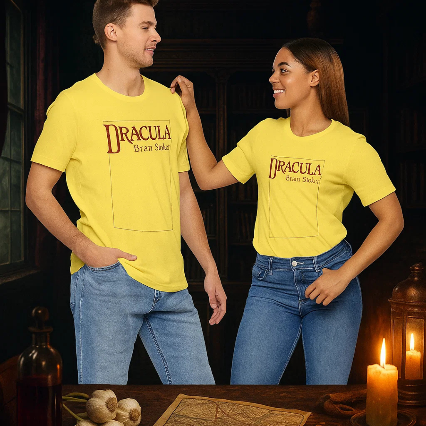 Dracula 1897 T-Shirt – Yellow Cover Edition – A True Reborn product thumbnail image Dracula 1897 T-Shirt – Yellow Cover Edition – A True Reborn product thumbnail image