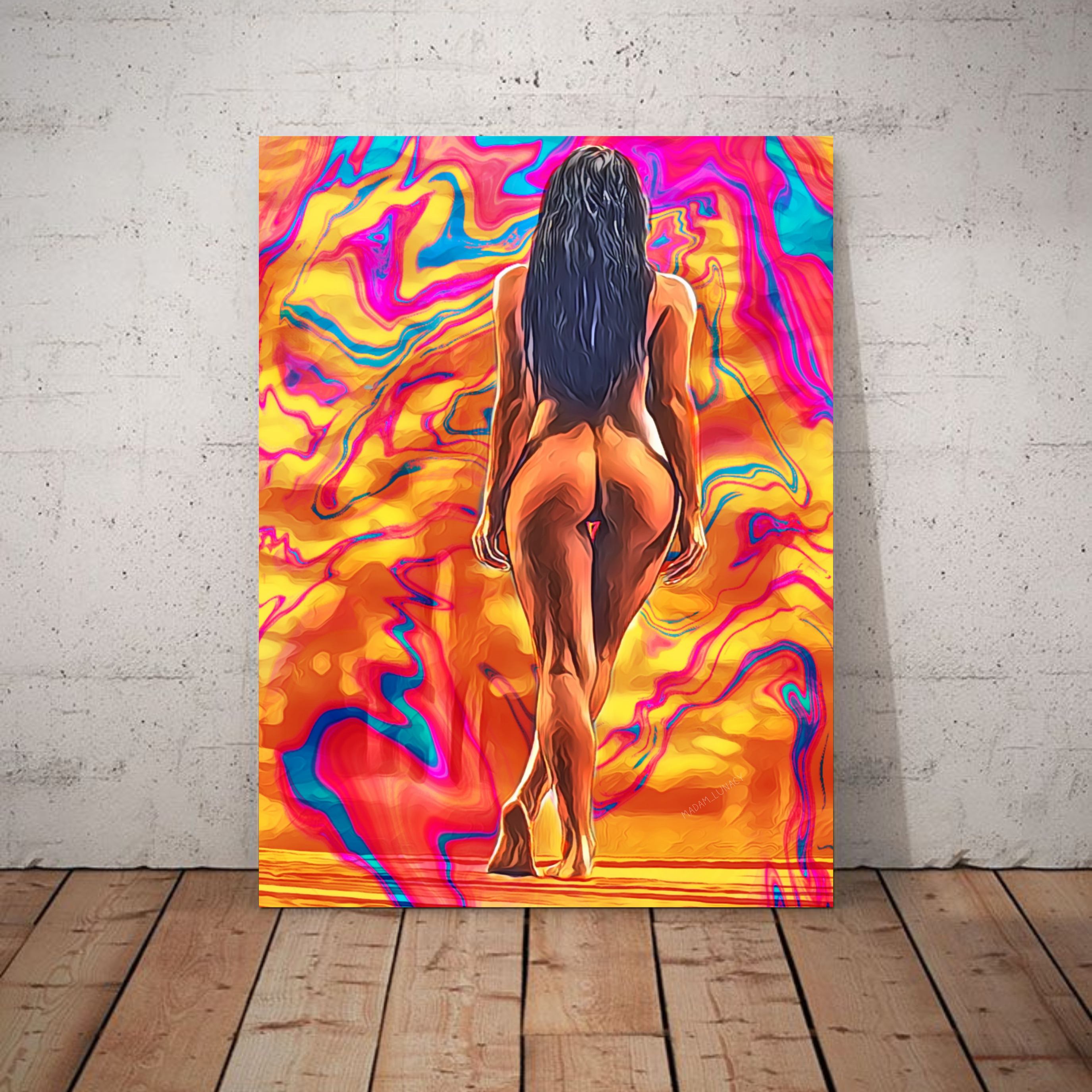 Meet Me In The Woods. Art by Madam Lunacy - ART PRINT │Erotic Collection Meet Me In The Woods. Art by Madam Lunacy - ART PRINT │Erotic Collection