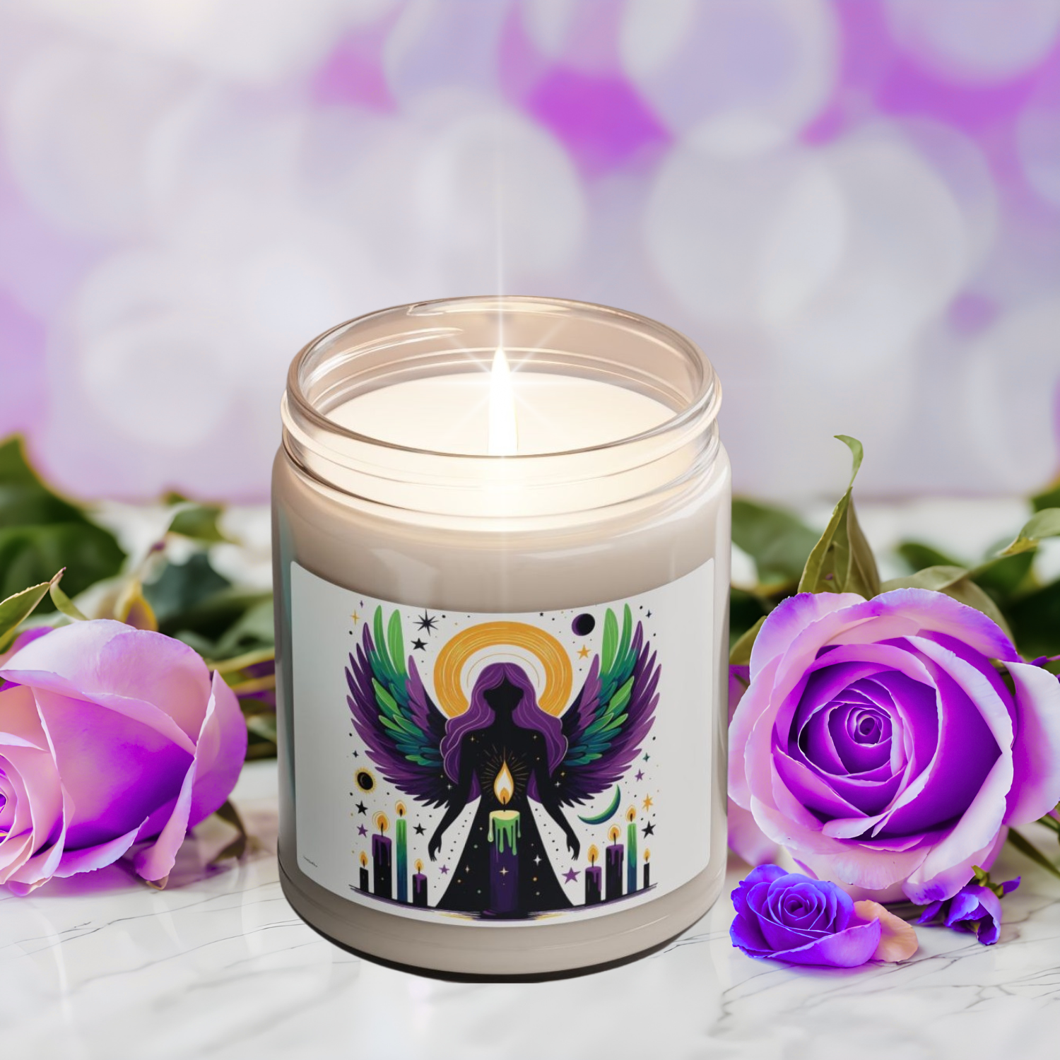 Mystical Guardian Soy Candle - Aromatherapy Candle, Relaxation Gift, Magical Home Decor, Perfect for Meditation, Rituals Mystical Guardian Soy Candle - Aromatherapy Candle, Relaxation Gift, Magical Home Decor, Perfect for Meditation, Rituals