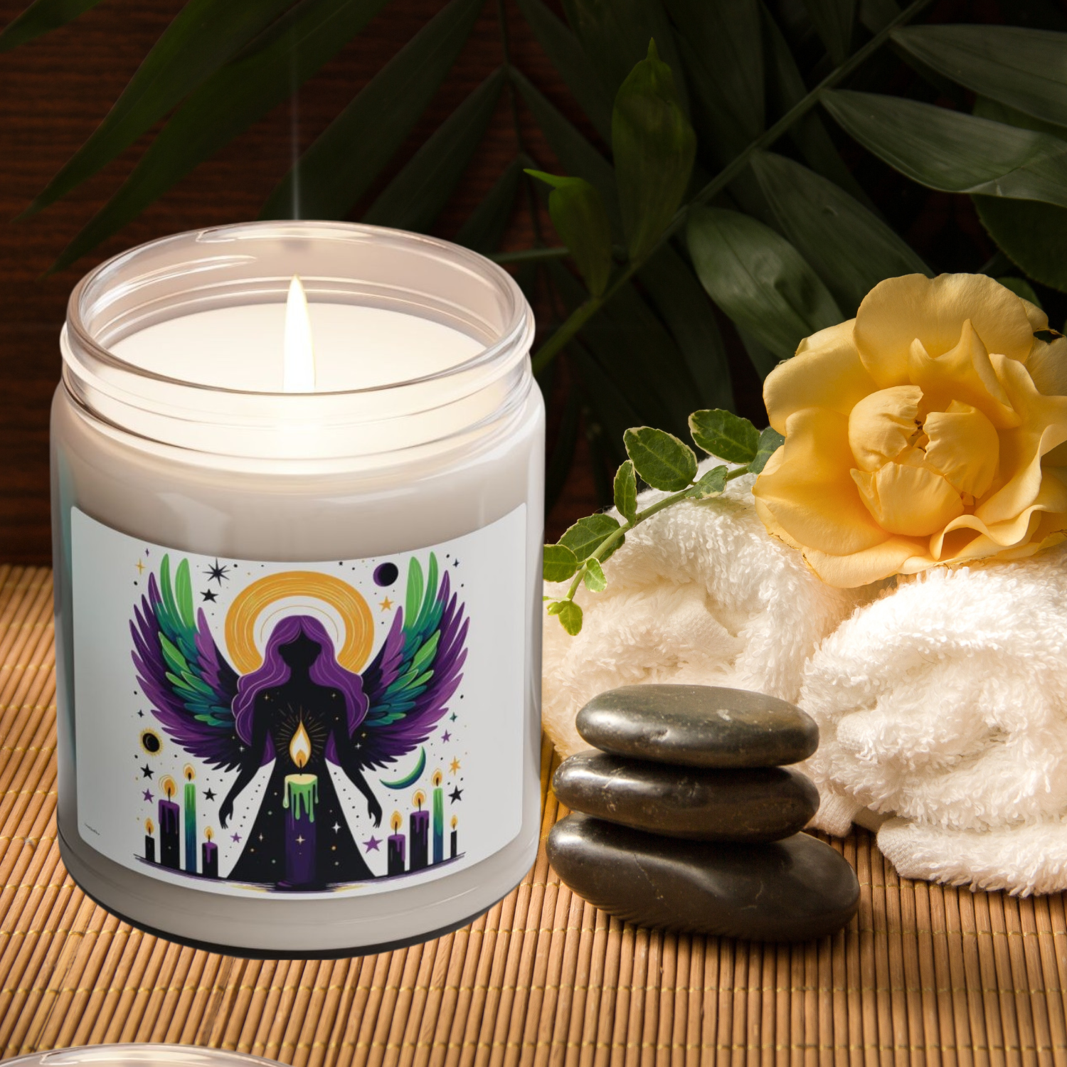 Mystical Guardian Soy Candle - Aromatherapy Candle, Relaxation Gift, Magical Home Decor, Perfect for Meditation, Rituals product thumbnail image Mystical Guardian Soy Candle - Aromatherapy Candle, Relaxation Gift, Magical Home Decor, Perfect for Meditation, Rituals product thumbnail image