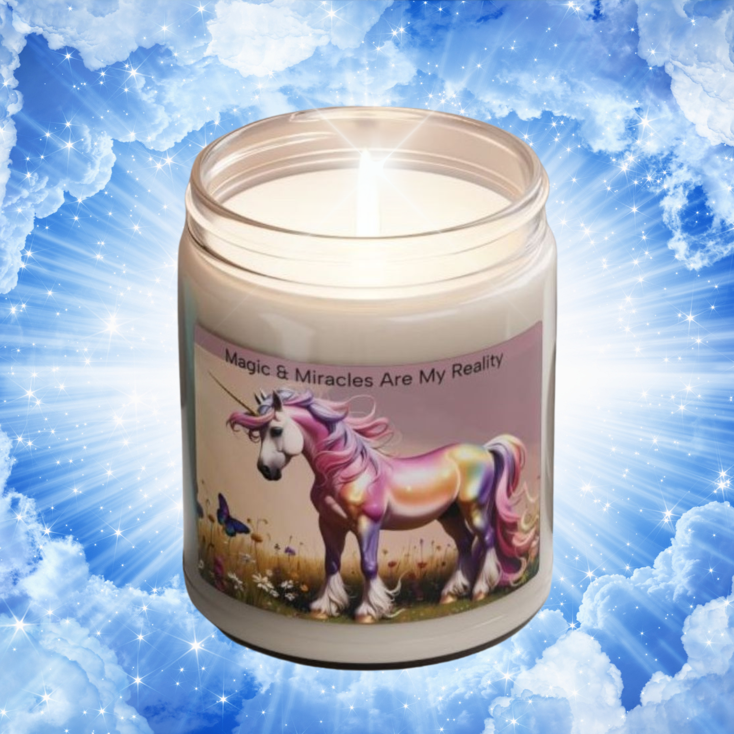 Candle Carma, Unicorn Magic Soy Candle, Whimsical Home Decor, Aromatherapy Gift, Birthday, Spiritual Journey, Self-Care Relaxation, Unique Gift product thumbnail image Candle Carma, Unicorn Magic Soy Candle, Whimsical Home Decor, Aromatherapy Gift, Birthday, Spiritual Journey, Self-Care Relaxation, Unique Gift product thumbnail image