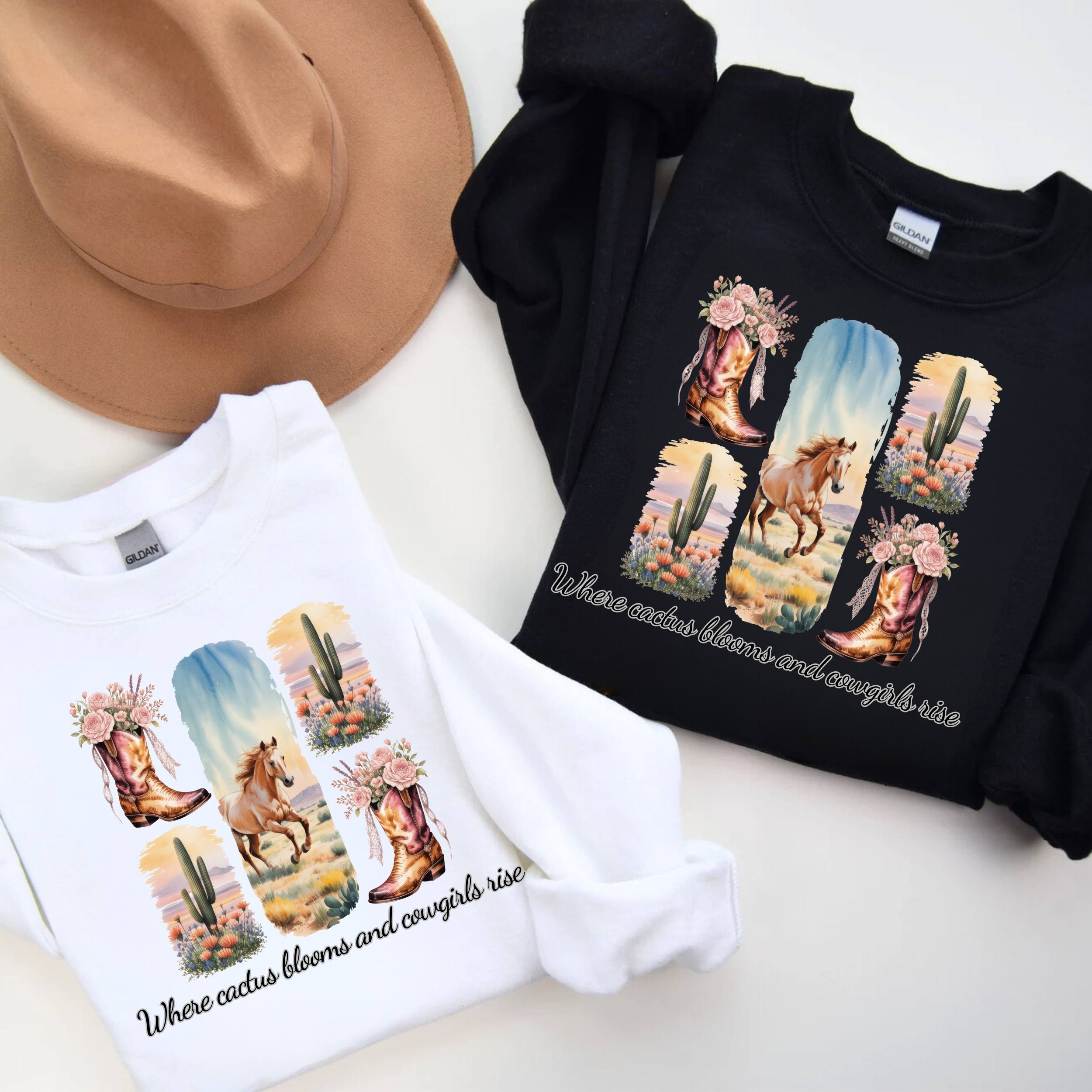 Desert Dream Tee - Where Cactus Blooms and Sunsets Rise, Boho Style T-Shirt, Western Apparel, Gift for Nature Lovers, Summer Outfits product thumbnail image