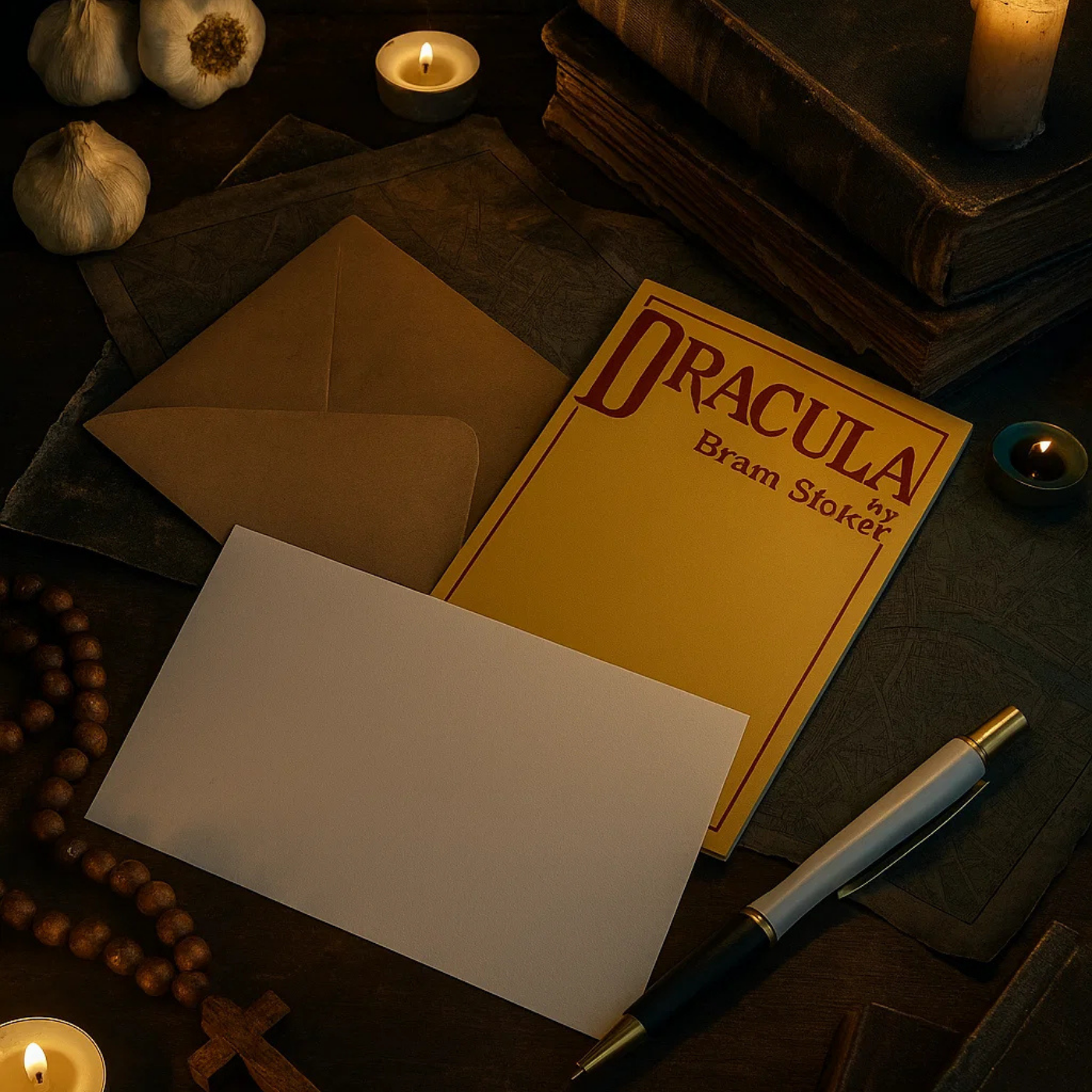 Dracula 1897 Postcard Set / First Edition Paper Relics + Augmented Reality product thumbnail image Dracula 1897 Postcard Set / First Edition Paper Relics + Augmented Reality product thumbnail image