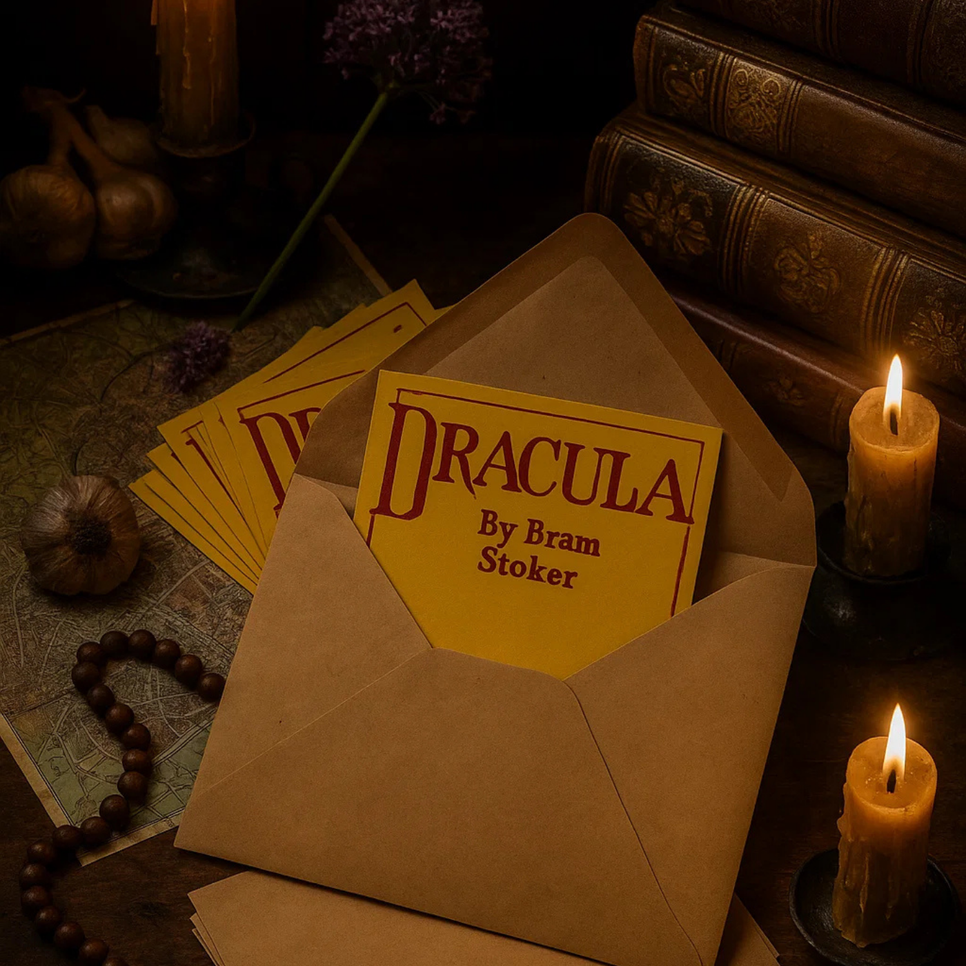 Dracula 1897 Postcard Set / First Edition Paper Relics + Augmented Reality product thumbnail image Dracula 1897 Postcard Set / First Edition Paper Relics + Augmented Reality product thumbnail image