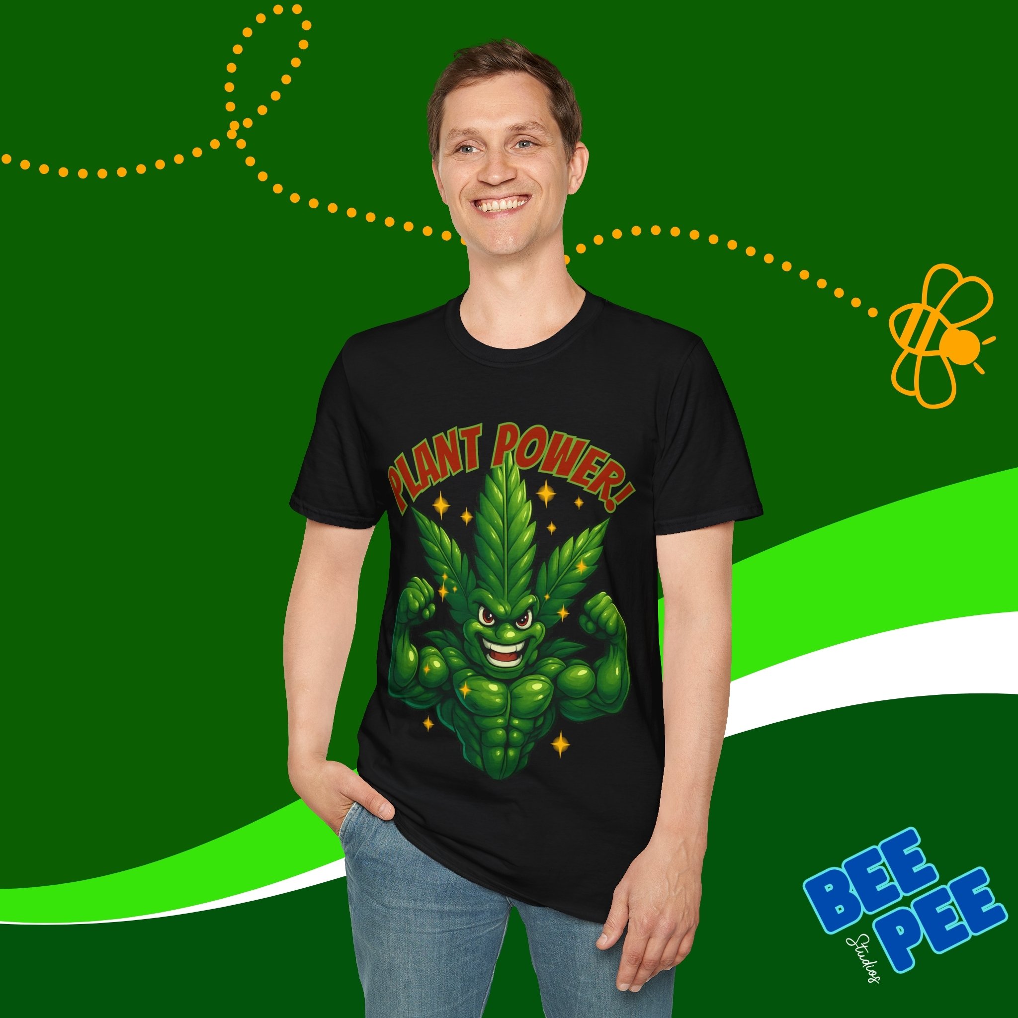 Funny Plant Power Tee Shirt product thumbnail image