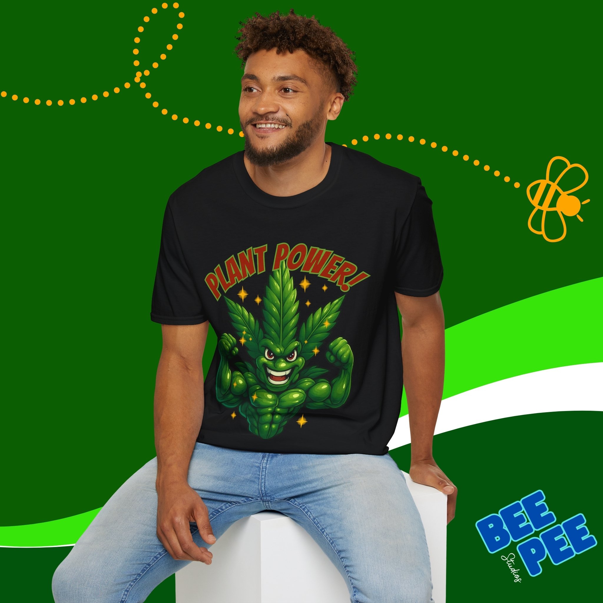 Funny Plant Power Tee Shirt product thumbnail image