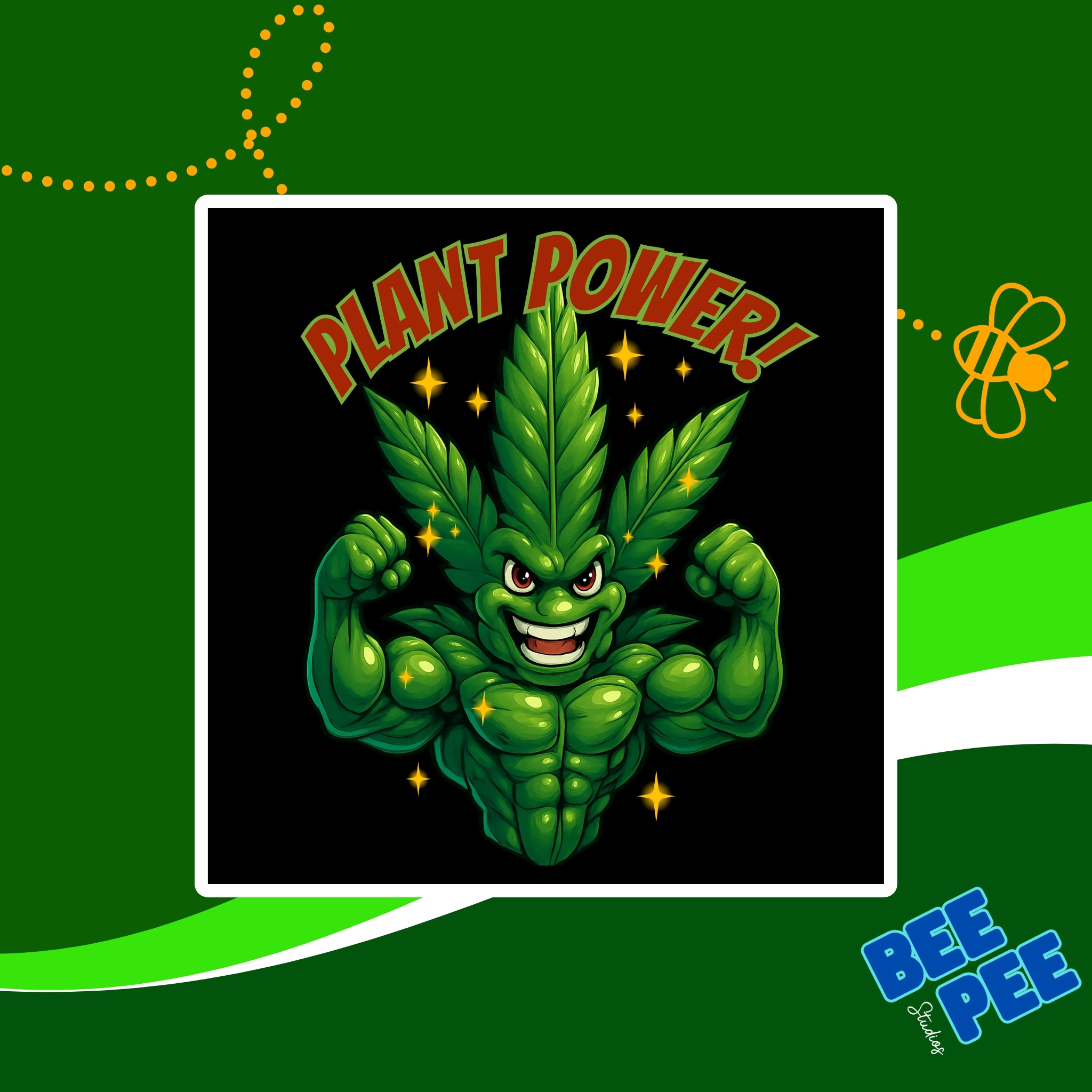 Funny Plant Power Tee Shirt product thumbnail image