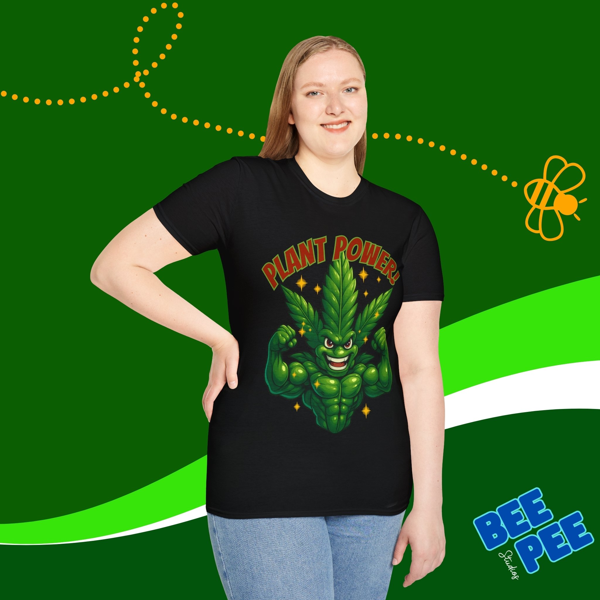 Funny Plant Power Tee Shirt product thumbnail image