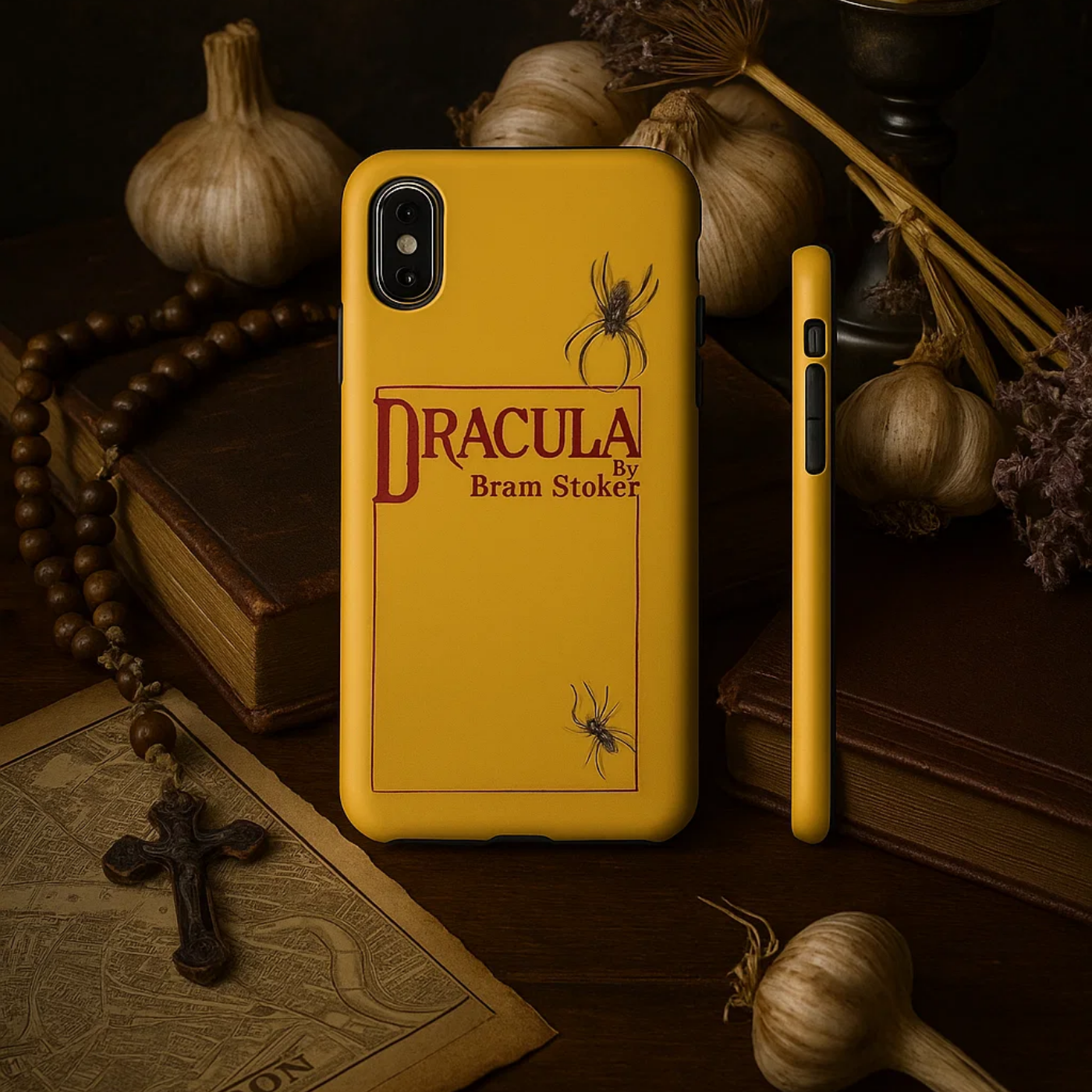 Dracula 1897 iPhone Case / Archibald Constable First Edition (Yellow/Red) + Augmented Reality product thumbnail image Dracula 1897 iPhone Case / Archibald Constable First Edition (Yellow/Red) + Augmented Reality product thumbnail image