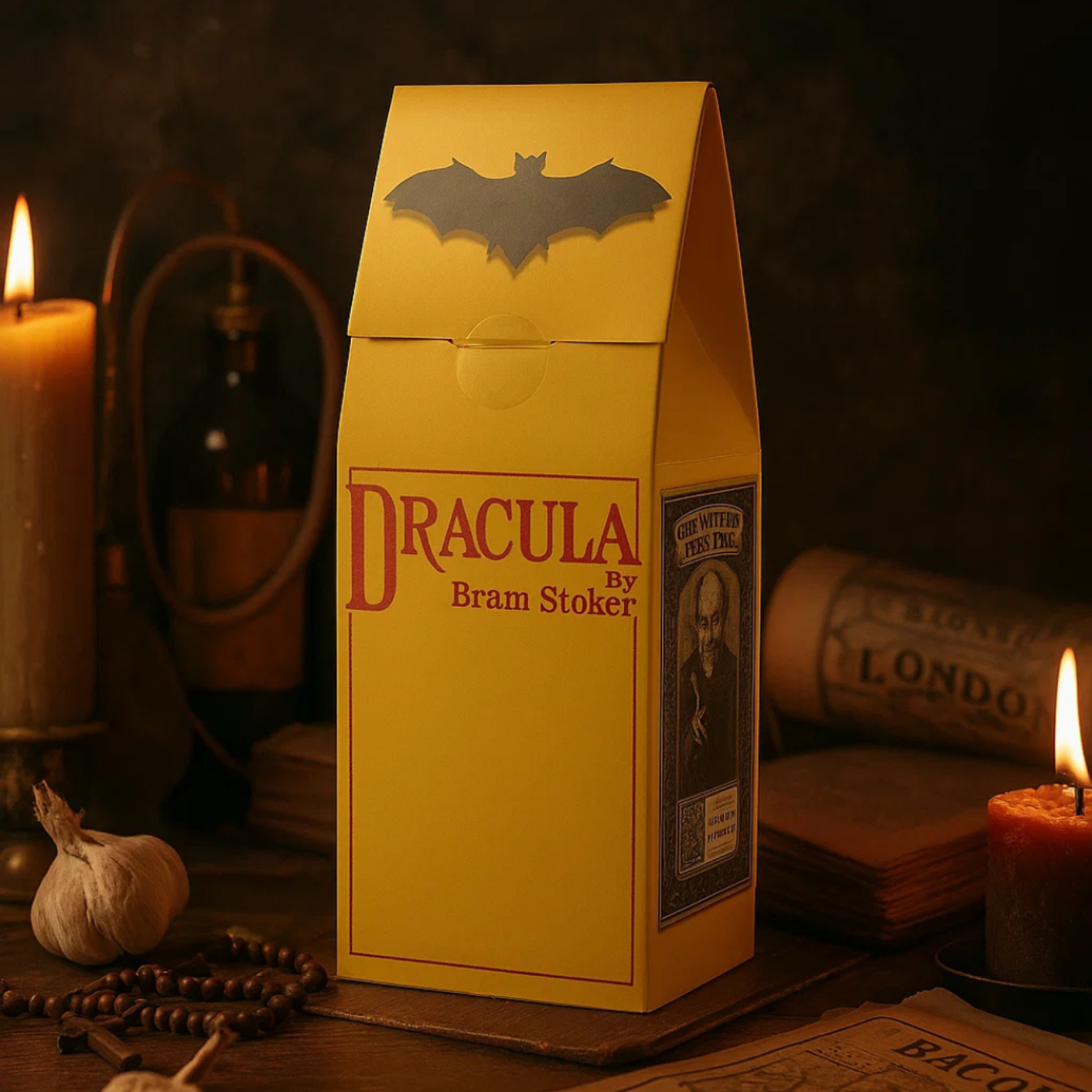 Dracula 1897 Coffee / Yellow Cover Edition Medium Roast Specialty Coffee / 12oz Bag