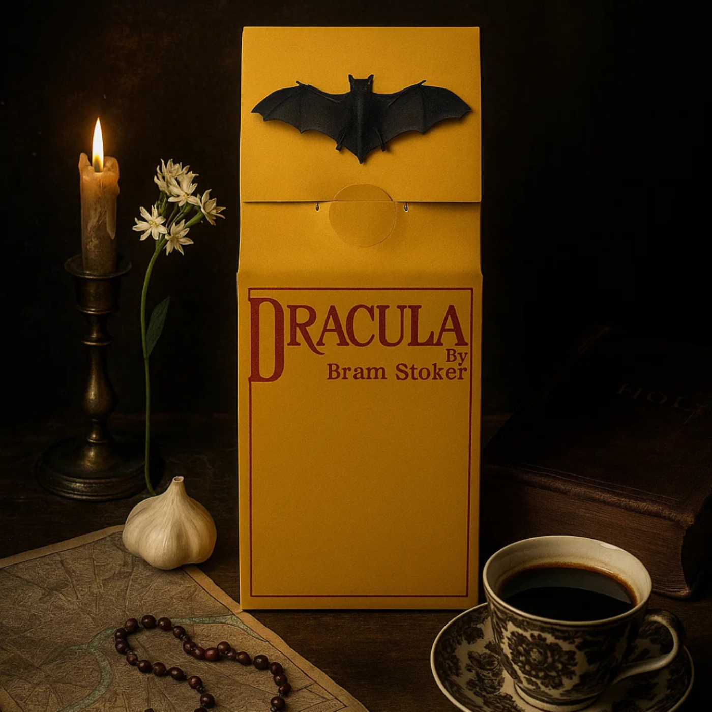 Dracula 1897 Coffee / Yellow Cover Edition Medium Roast Specialty Coffee / 12oz Bag product thumbnail image Dracula 1897 Coffee / Yellow Cover Edition Medium Roast Specialty Coffee / 12oz Bag product thumbnail image