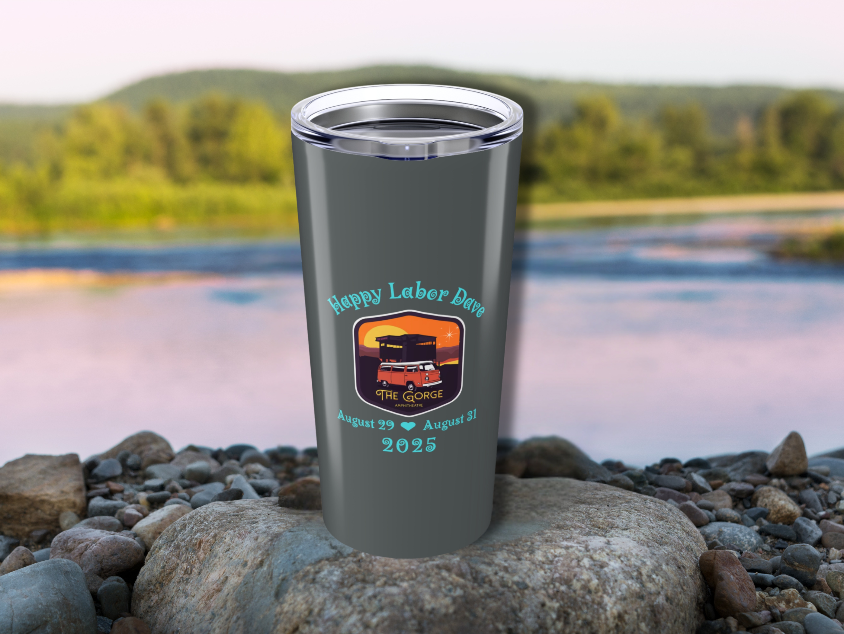 The Gorge 2025 Stainless Steel Tumbler – Labor Dave Edition product thumbnail image