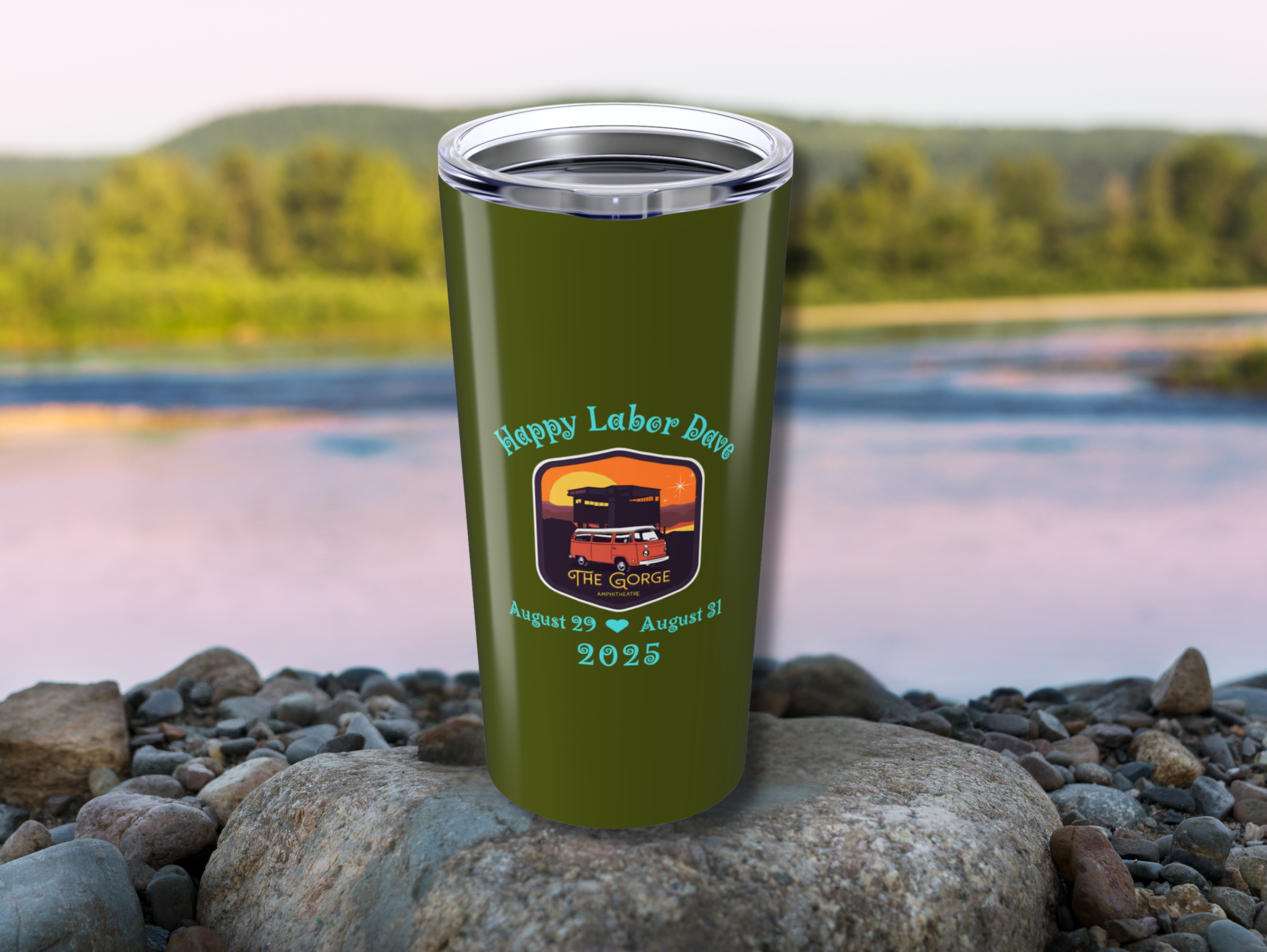 The Gorge 2025 Stainless Steel Tumbler – Labor Dave Edition
