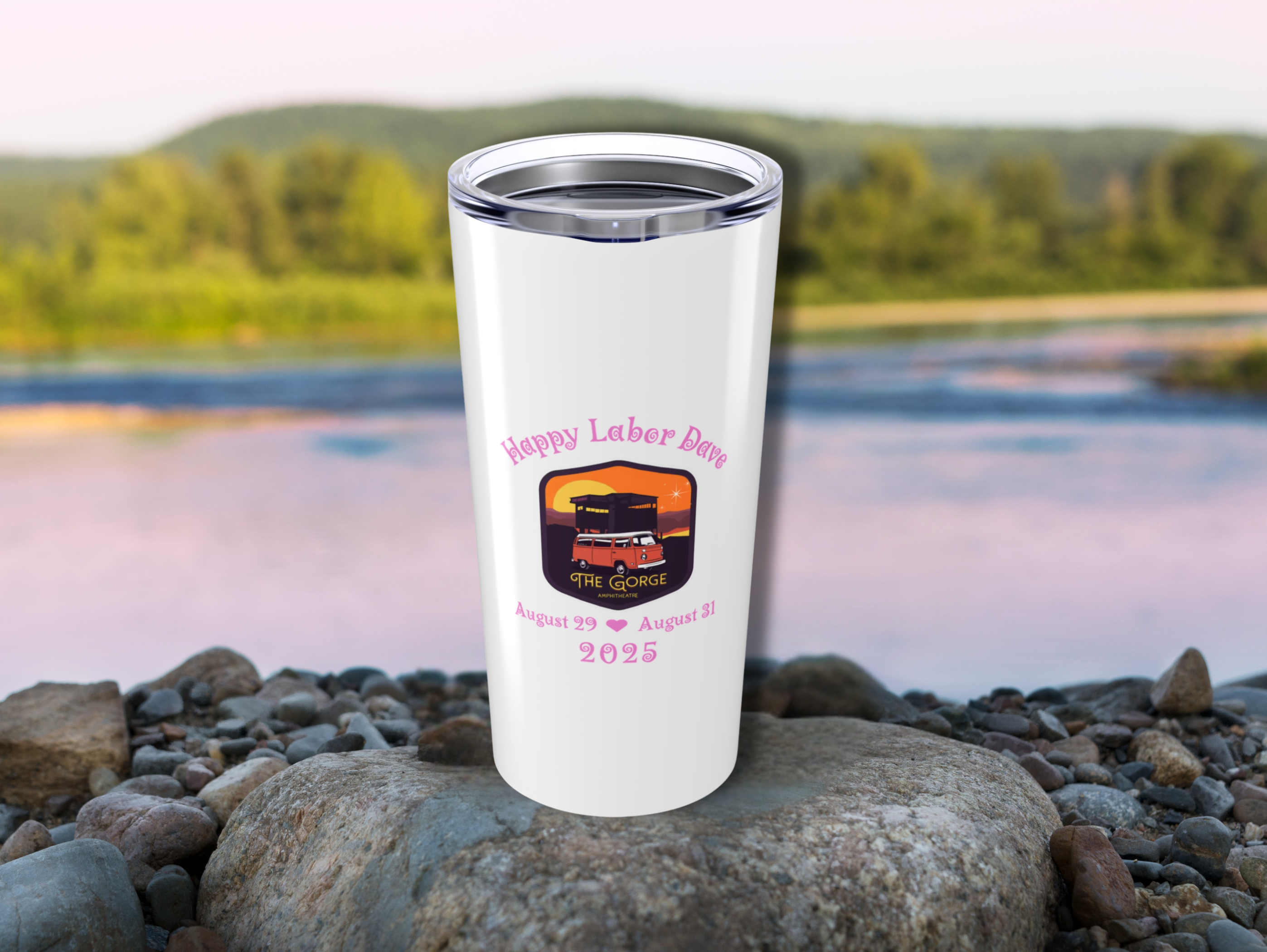 The Gorge 2025 Stainless Steel Tumbler – Labor Dave Edition