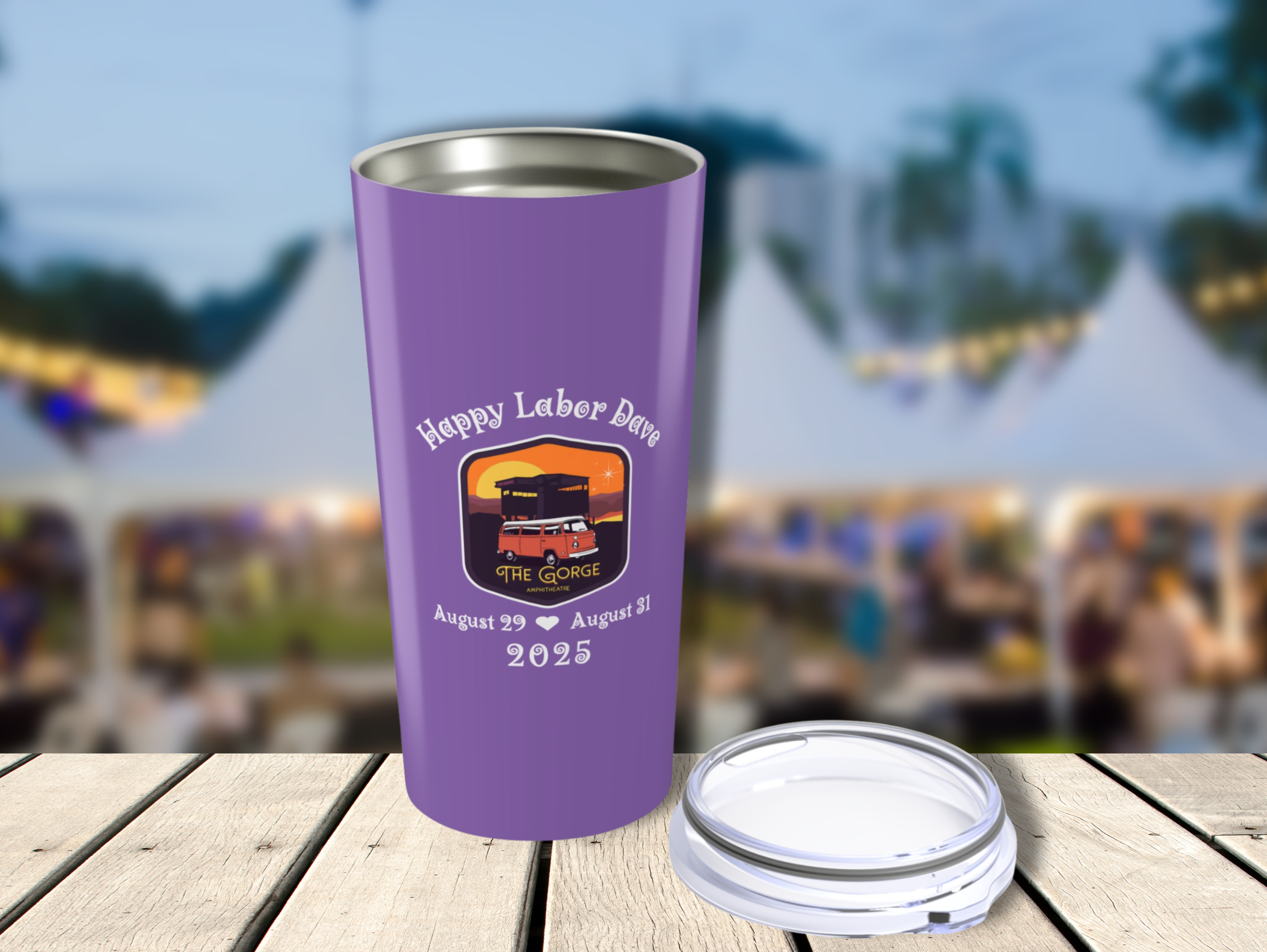 The Gorge 2025 Stainless Steel Tumbler – Labor Dave Edition product thumbnail image