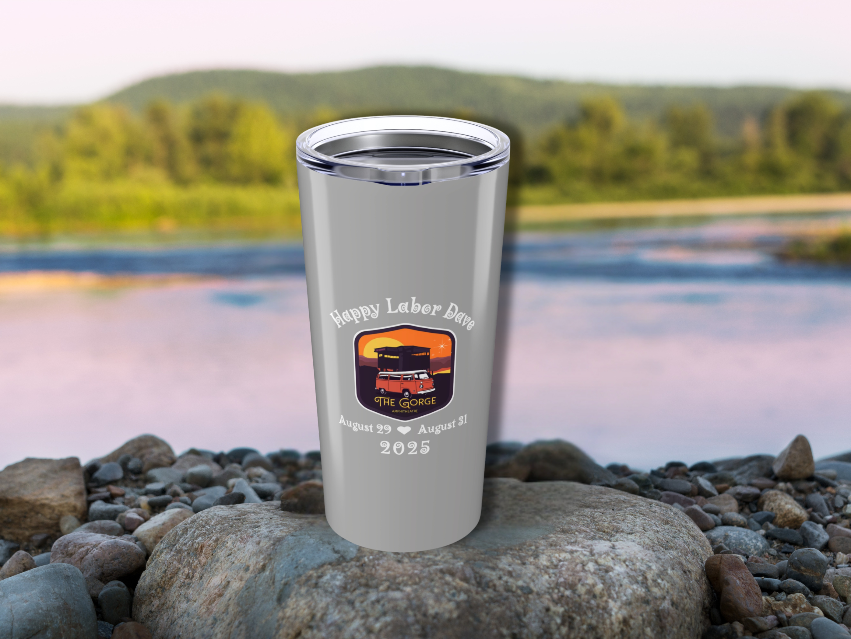The Gorge 2025 Stainless Steel Tumbler – Labor Dave Edition The Gorge 2025 Stainless Steel Tumbler – Labor Dave Edition