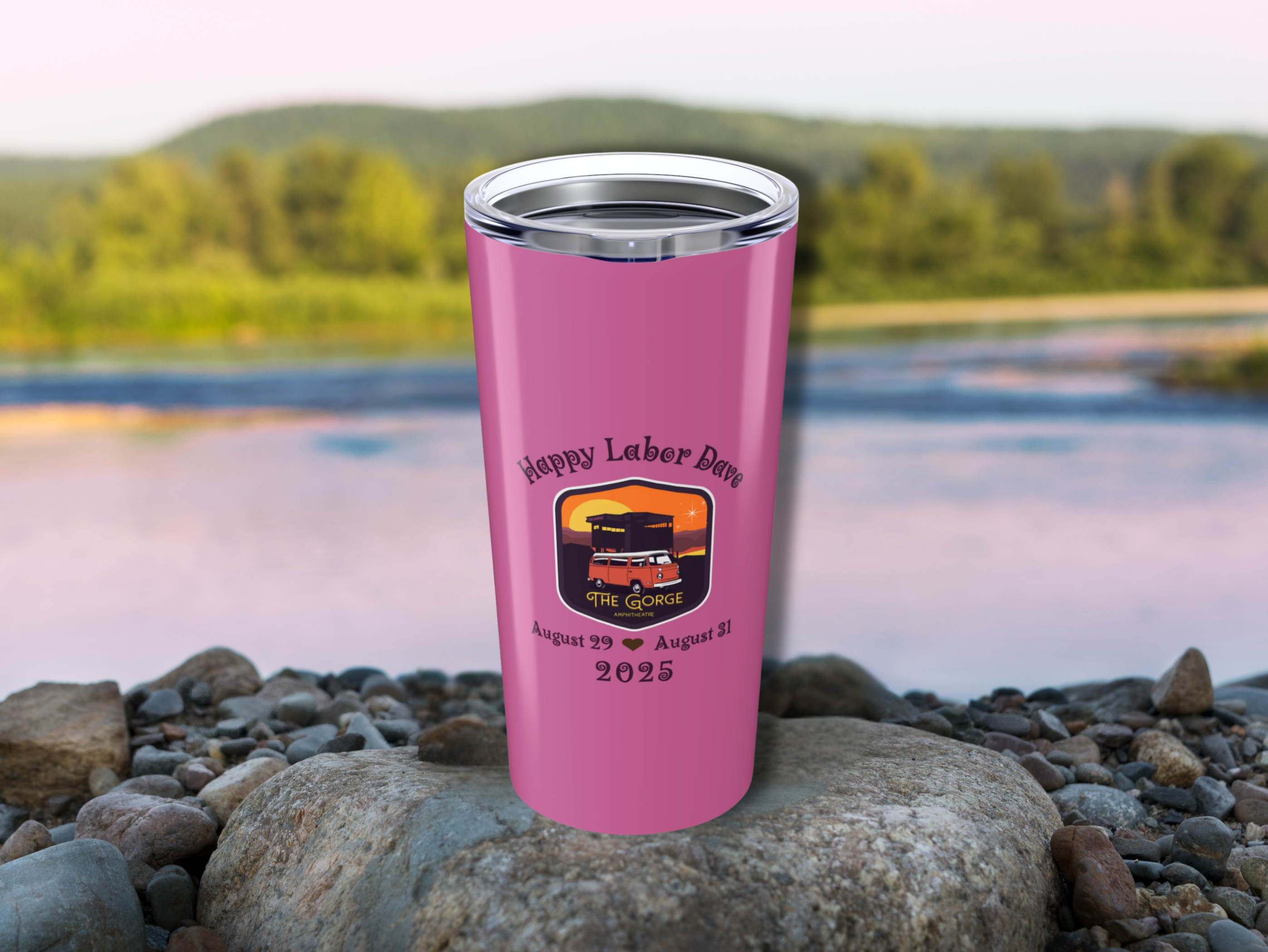 The Gorge 2025 Stainless Steel Tumbler – Labor Dave Edition