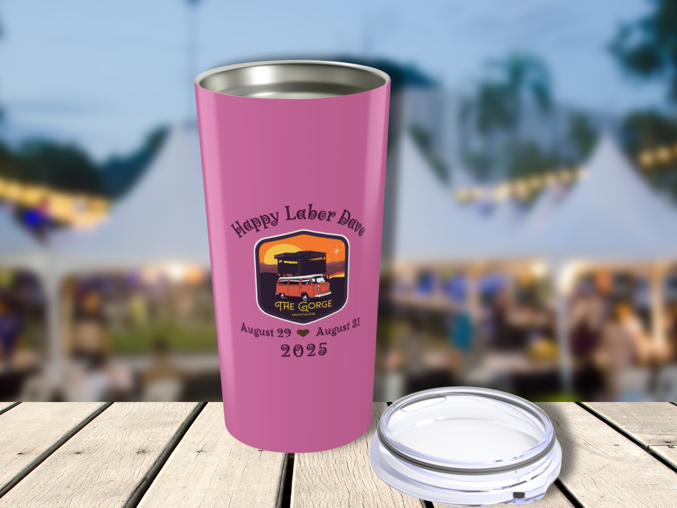 The Gorge 2025 Stainless Steel Tumbler – Labor Dave Edition product thumbnail image