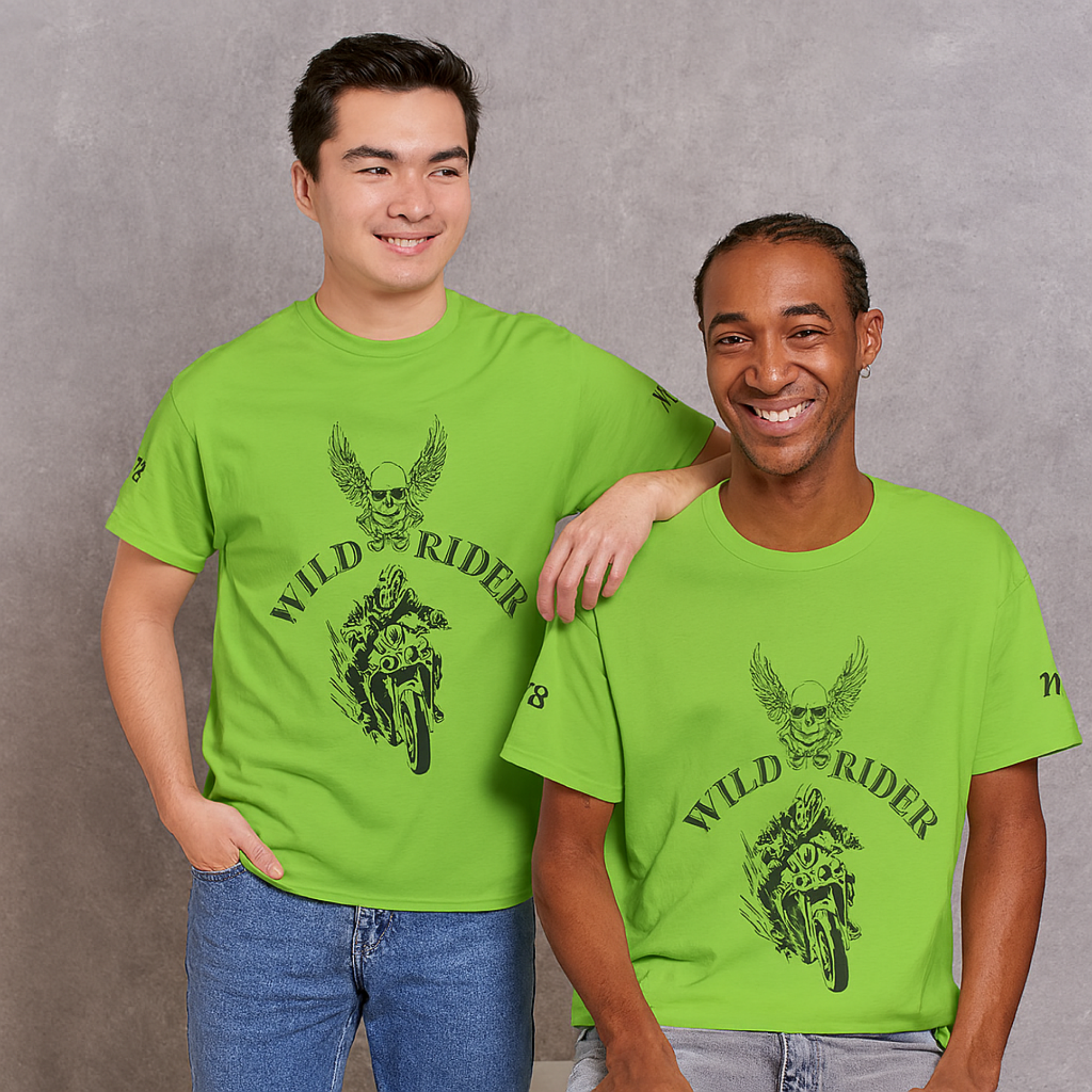 Wild Rider Biker T Shirt Winged Skull Motorcycle Graphic Unisex Heavy Cotton Tee Biker Gift Shirt Grunge Moto Style product thumbnail image Wild Rider Biker T Shirt Winged Skull Motorcycle Graphic Unisex Heavy Cotton Tee Biker Gift Shirt Grunge Moto Style product thumbnail image