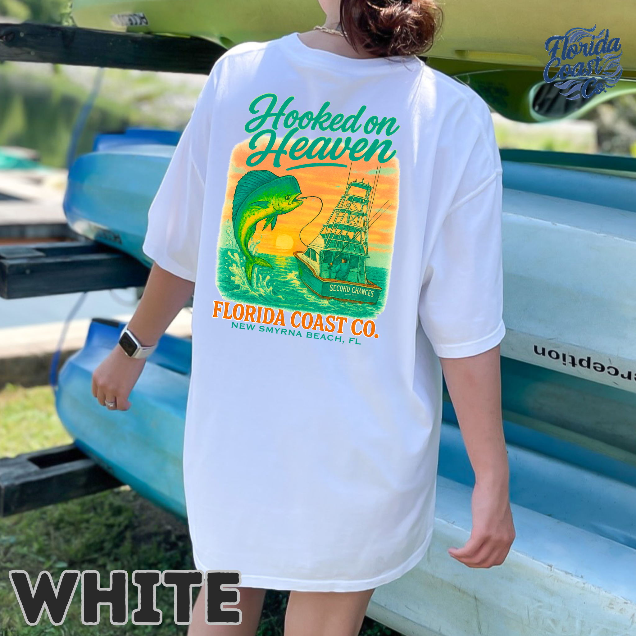 Hooked on Heaven Christian Fishing Shirt | Comfort Colors 1717 Unisex Tee | Bible Verse Boat T-Shirt | Florida Fishing Graphic Tee | Coastal Christian Shirt product thumbnail image Hooked on Heaven Christian Fishing Shirt | Comfort Colors 1717 Unisex Tee | Bible Verse Boat T-Shirt | Florida Fishing Graphic Tee | Coastal Christian Shirt product thumbnail image