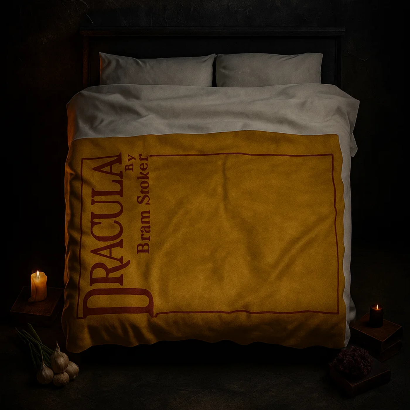 Dracula 1897 Plush Blanket / First Edition Velveteen + Augmented Reality product thumbnail image Dracula 1897 Plush Blanket / First Edition Velveteen + Augmented Reality product thumbnail image