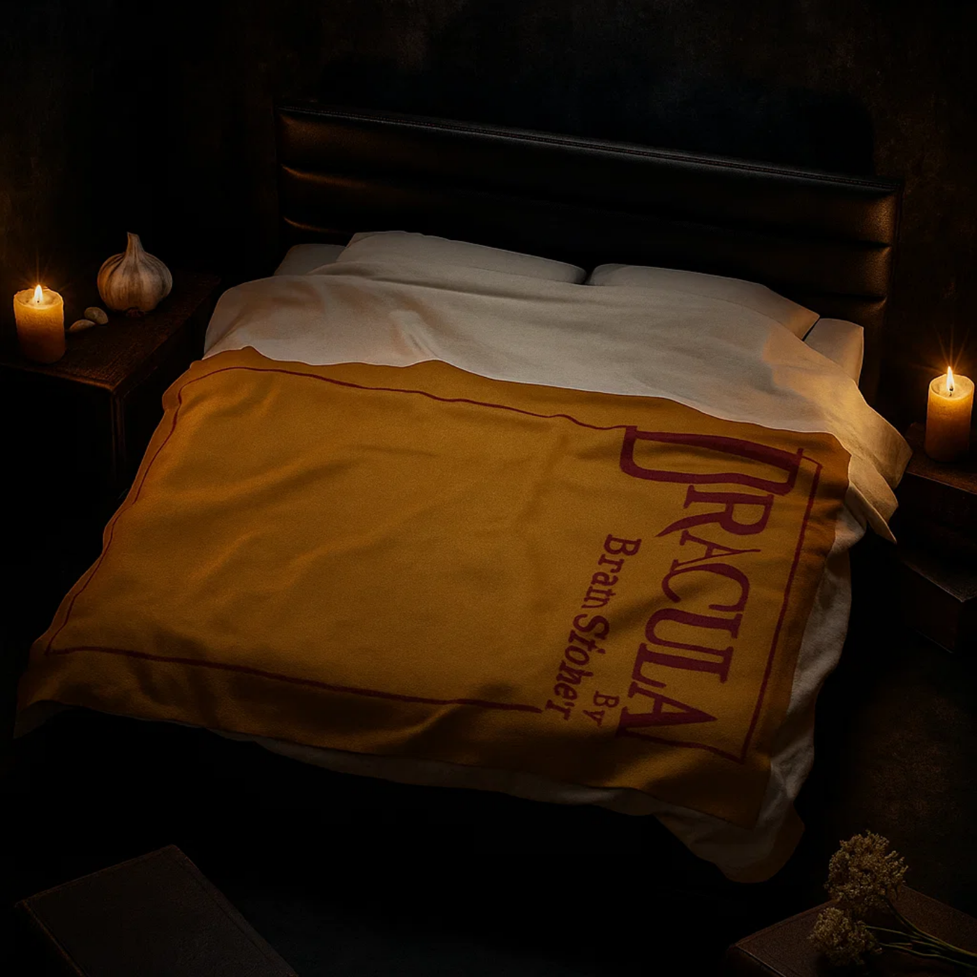 Dracula 1897 Plush Blanket / First Edition Velveteen + Augmented Reality product thumbnail image Dracula 1897 Plush Blanket / First Edition Velveteen + Augmented Reality product thumbnail image