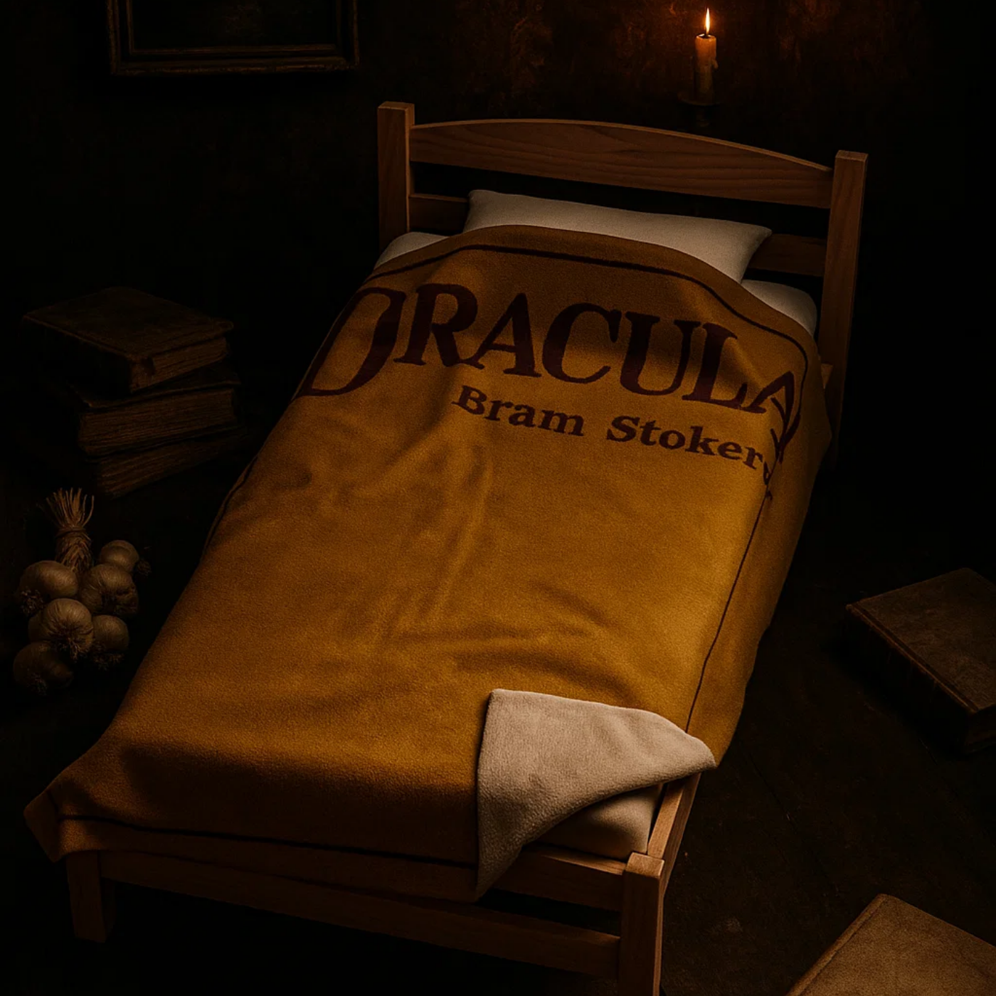 Dracula 1897 Plush Blanket / First Edition Velveteen + Augmented Reality product thumbnail image Dracula 1897 Plush Blanket / First Edition Velveteen + Augmented Reality product thumbnail image
