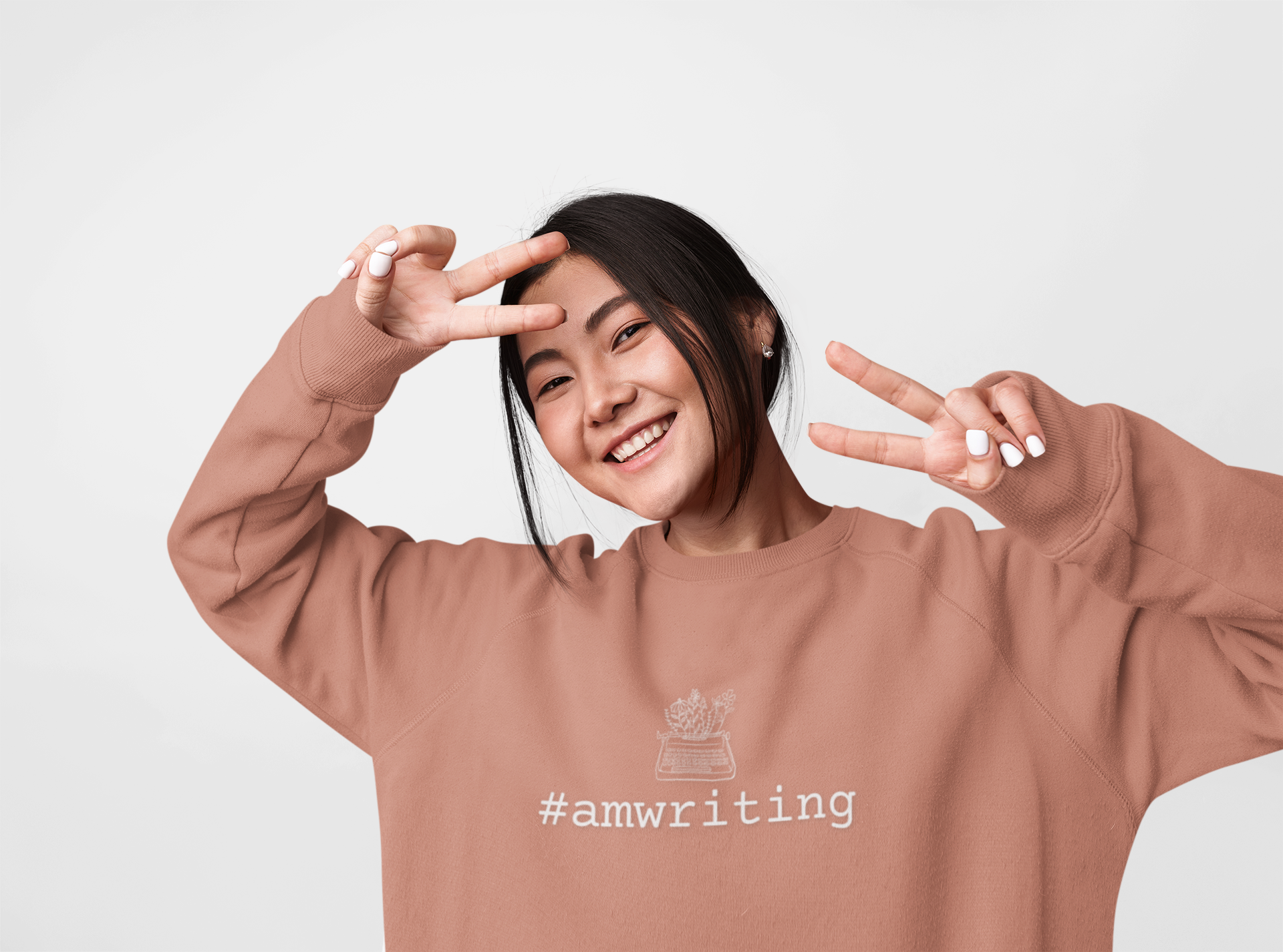 Cozy Writing Sweatshirt, Unisex Relaxed Fit Garment-Dyed Crew, Gift for Writers, #amwriting, Creative Writing Apparel, Comfy Everyday Wear