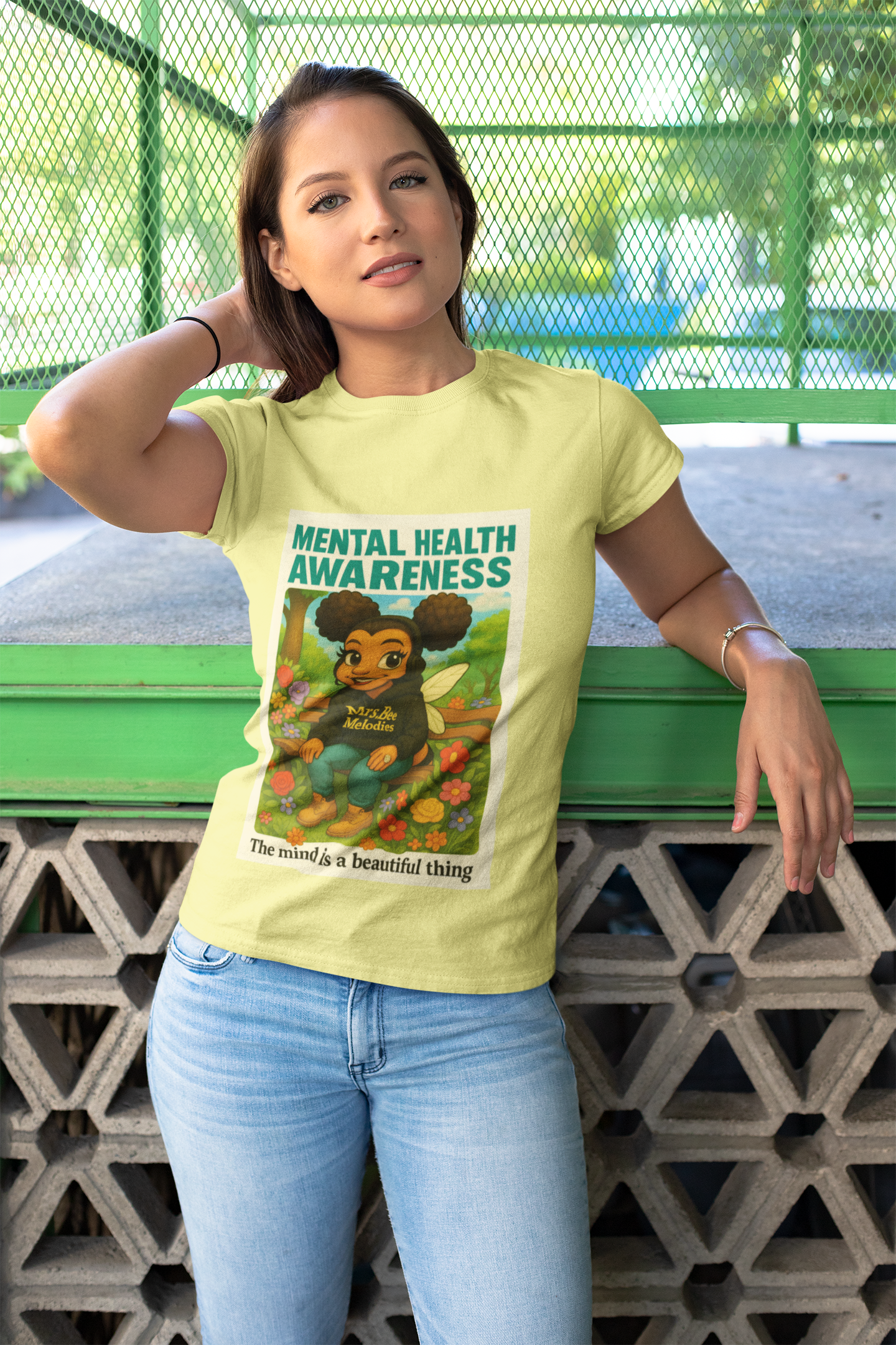 "Unisex 'Mental Health Matters' Tee – The Mind is a Beautiful Thing product thumbnail image "Unisex 'Mental Health Matters' Tee – The Mind is a Beautiful Thing product thumbnail image