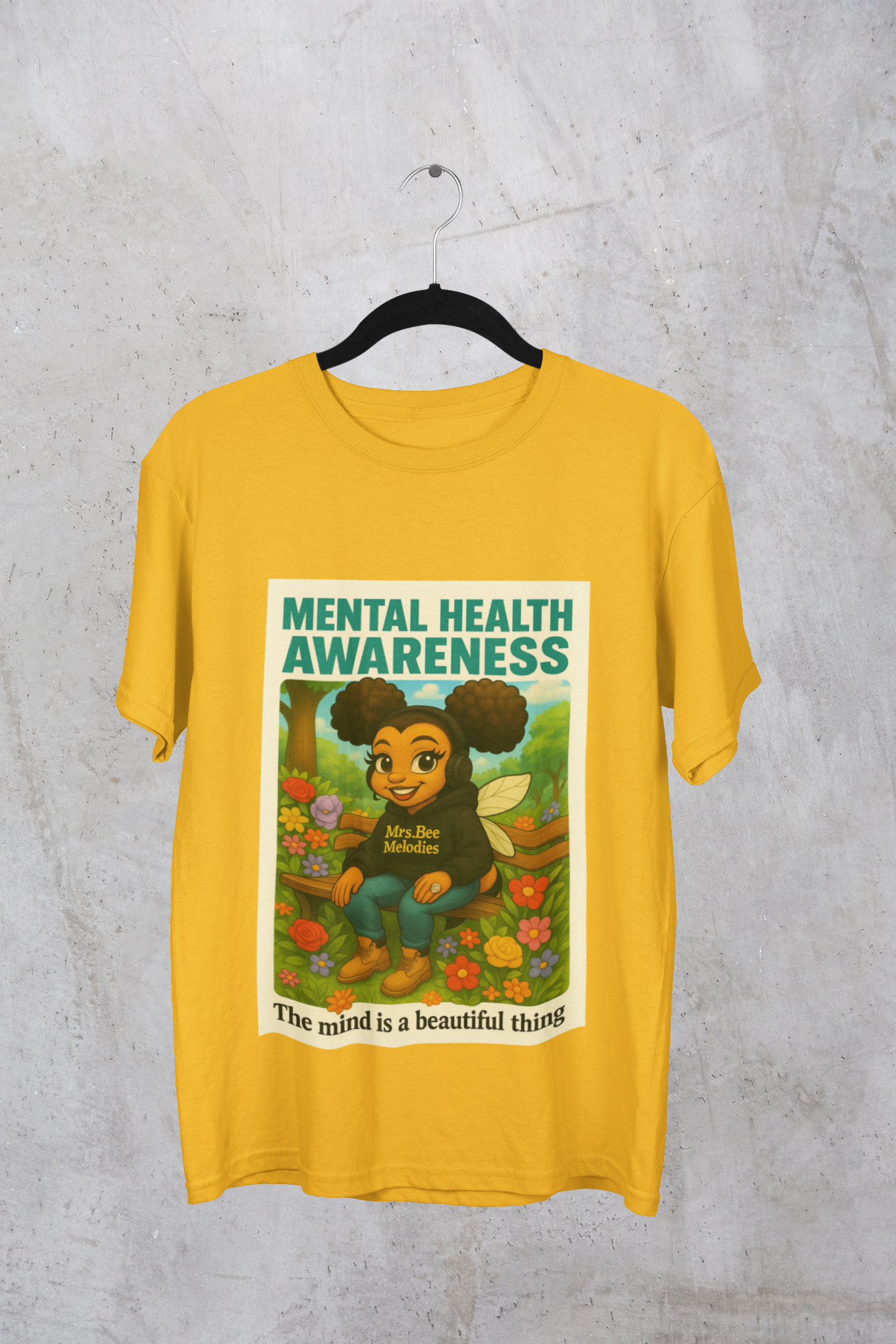 "Unisex 'Mental Health Matters' Tee – The Mind is a Beautiful Thing product thumbnail image