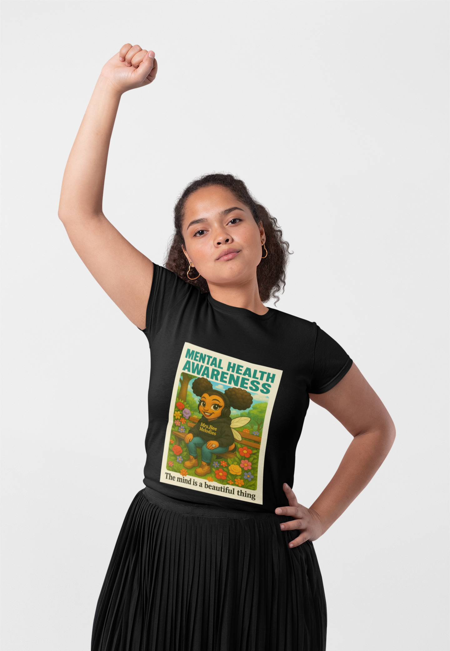 "Unisex 'Mental Health Matters' Tee – The Mind is a Beautiful Thing product thumbnail image