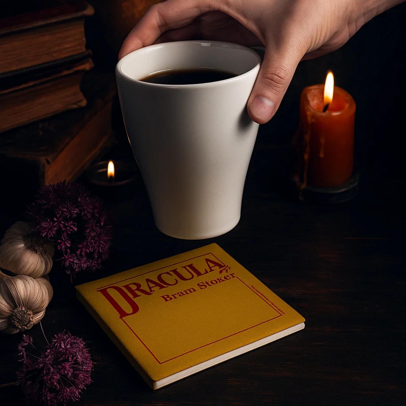 Dracula 1897 Ceramic Coaster / First Edition Artifact with Augmented Reality product thumbnail image Dracula 1897 Ceramic Coaster / First Edition Artifact with Augmented Reality product thumbnail image