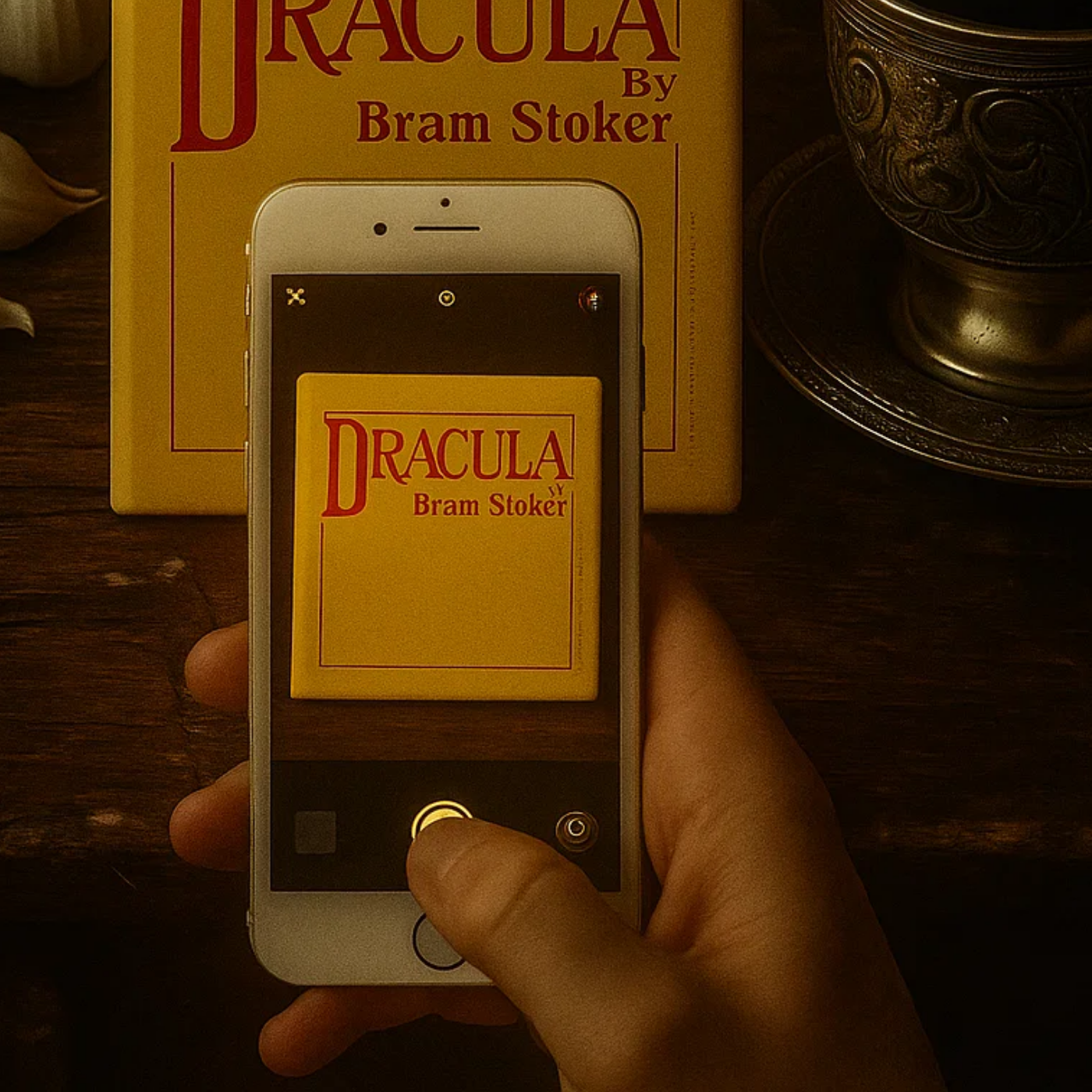 Dracula 1897 Ceramic Coaster / First Edition Artifact with Augmented Reality product thumbnail image Dracula 1897 Ceramic Coaster / First Edition Artifact with Augmented Reality product thumbnail image