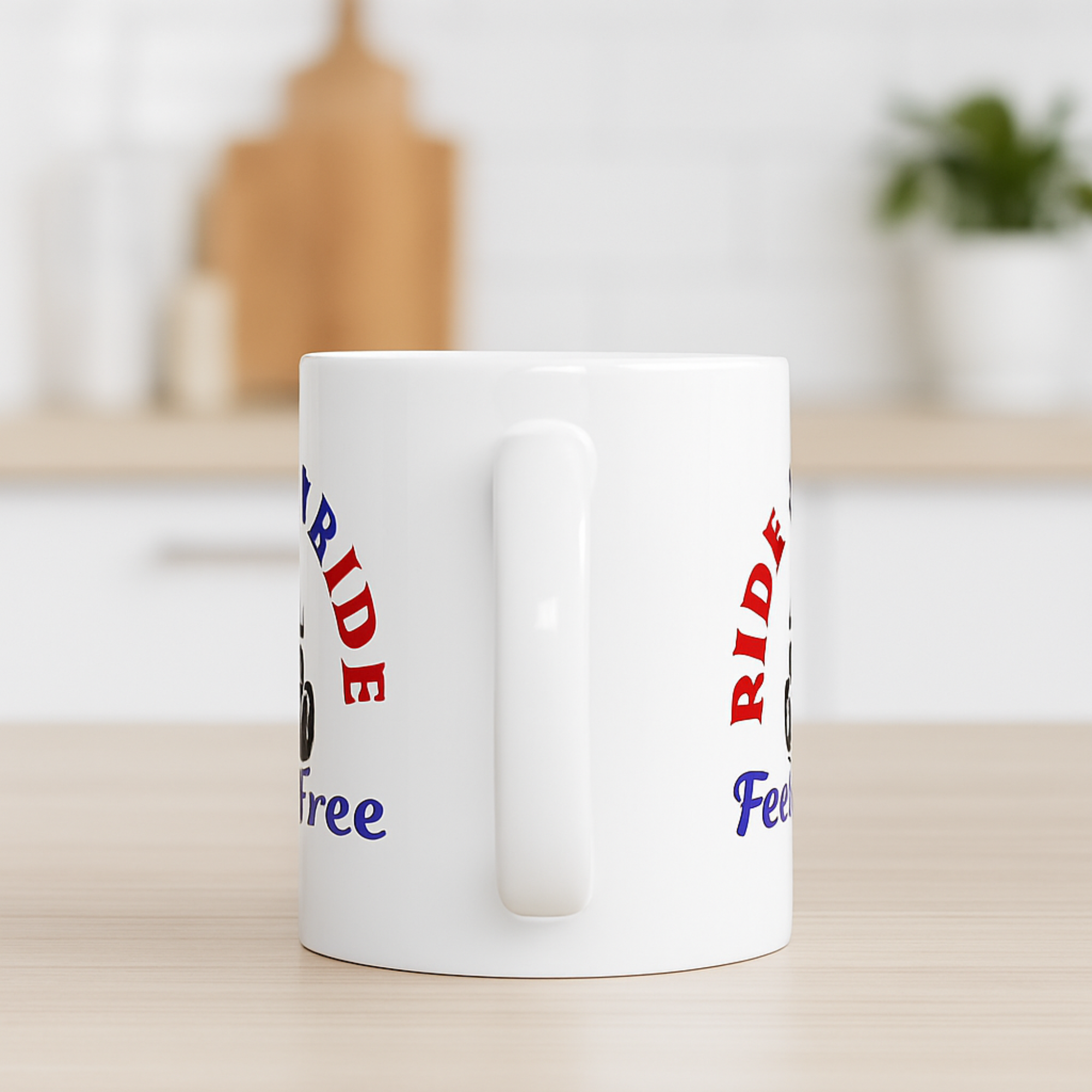 Ride with Pride Skeleton Biker Mug Feeling Free Motorcycle Coffee Cup | Red Blue Patriotic Skull Rider Ceramic Mug | 11oz and 15oz Gift for Bikers product thumbnail image Ride with Pride Skeleton Biker Mug Feeling Free Motorcycle Coffee Cup | Red Blue Patriotic Skull Rider Ceramic Mug | 11oz and 15oz Gift for Bikers product thumbnail image
