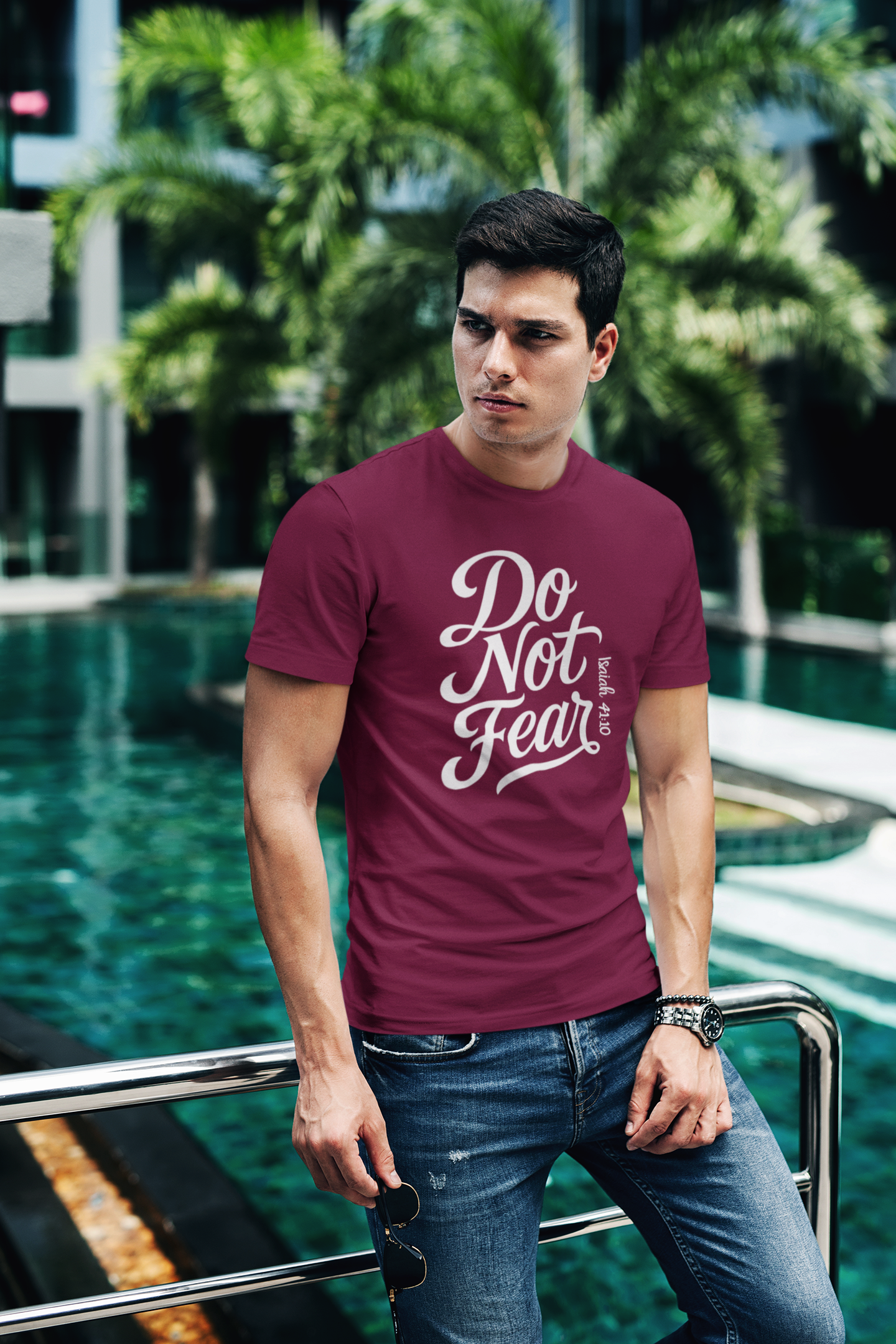 Do Not Fear, Faith-Based Inspirational T-Shirt product thumbnail image Do Not Fear, Faith-Based Inspirational T-Shirt product thumbnail image