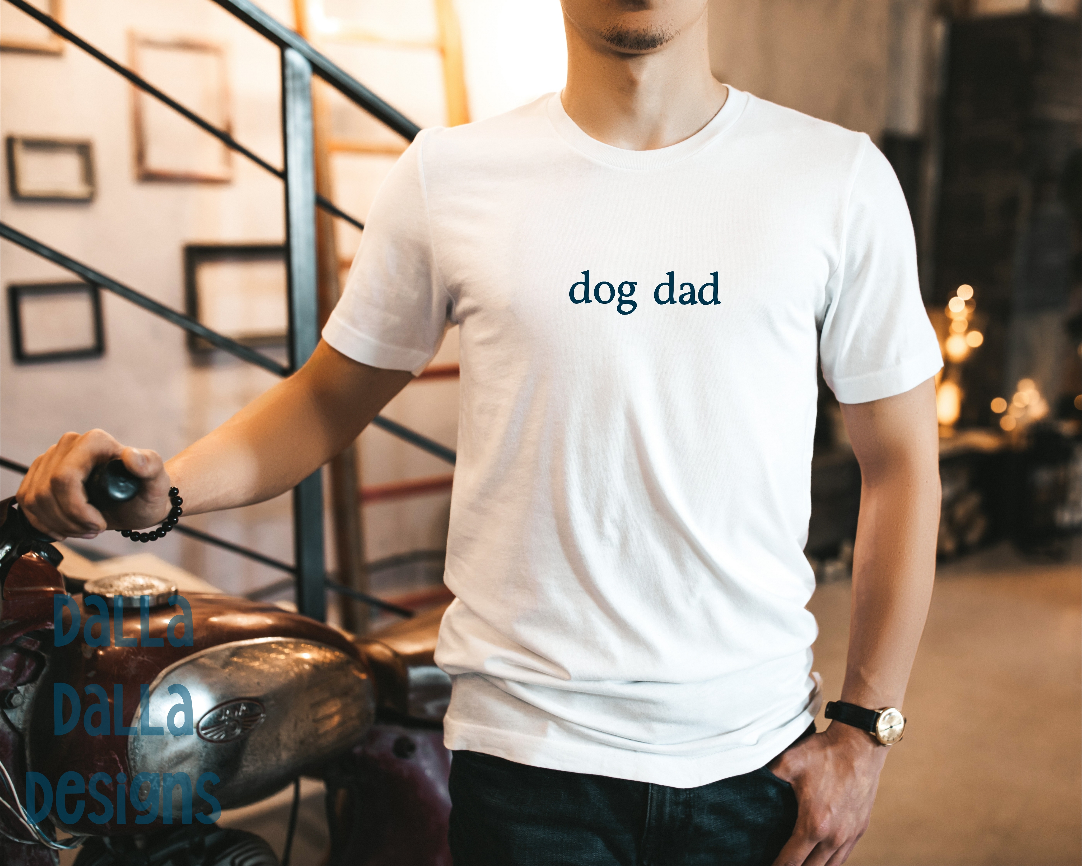 Dog Dad T-Shirt, Funny Pet Lover Shirt, Gift for Dog Owners, Dog Owner Gift, Minimalist Dog Dad Tee, Dog Lover Shirt