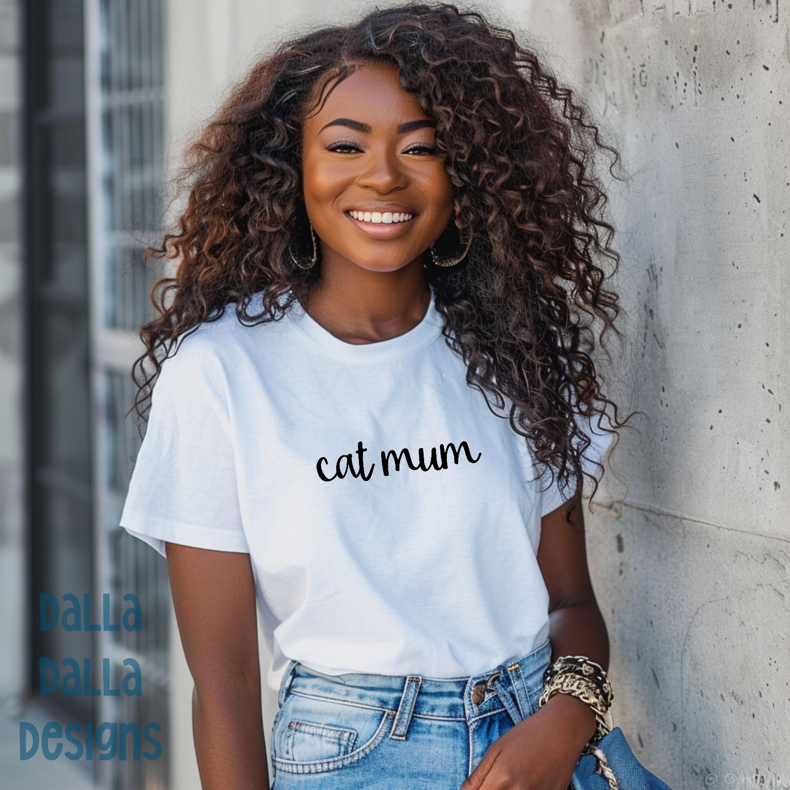 Cat Mum T-Shirt – Cute Gift for Cat Lovers &amp; Proud Cat Moms - Pet Parent Gift product thumbnail image