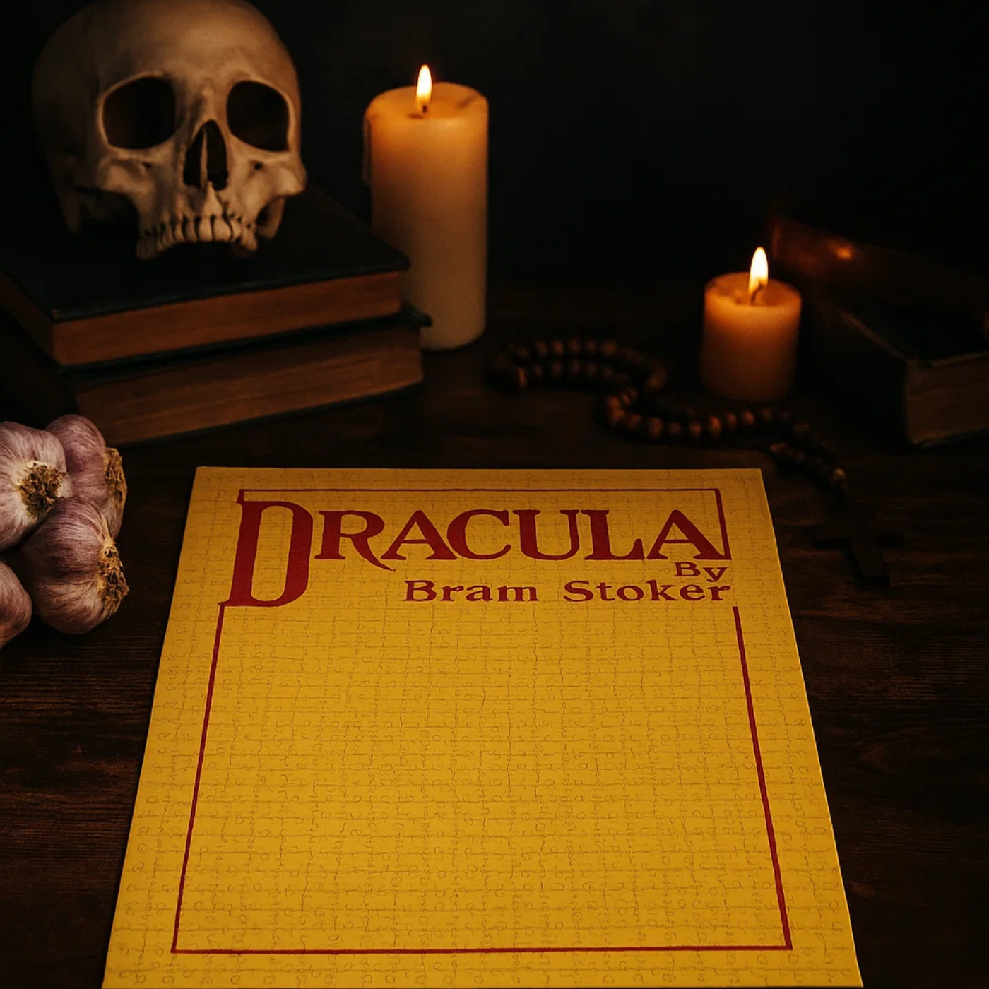 Dracula 1897 Jigsaw Puzzle / First Edition Cover + Augmented Reality product thumbnail image Dracula 1897 Jigsaw Puzzle / First Edition Cover + Augmented Reality product thumbnail image