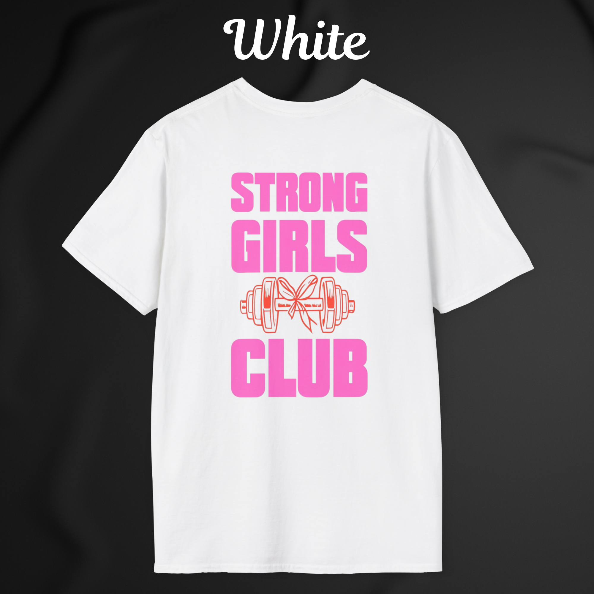 Strong Girls Club Shirt, Motivational Fitness Tee, Empowered Women Workout T-Shirt, Gym Aesthetic Top, Gym Gift for Her