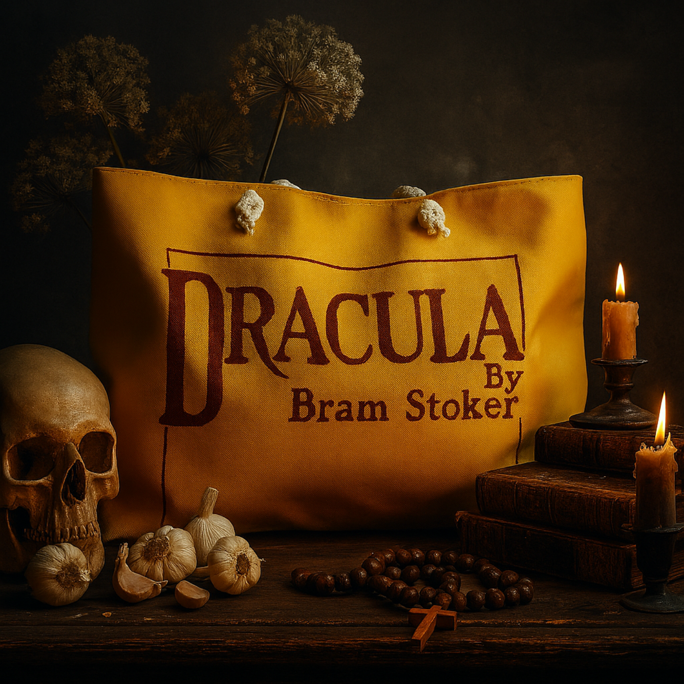 Dracula Weekender 1897 Bag / Fashion Style / Gothic Travel Tote product thumbnail image Dracula Weekender 1897 Bag / Fashion Style / Gothic Travel Tote product thumbnail image