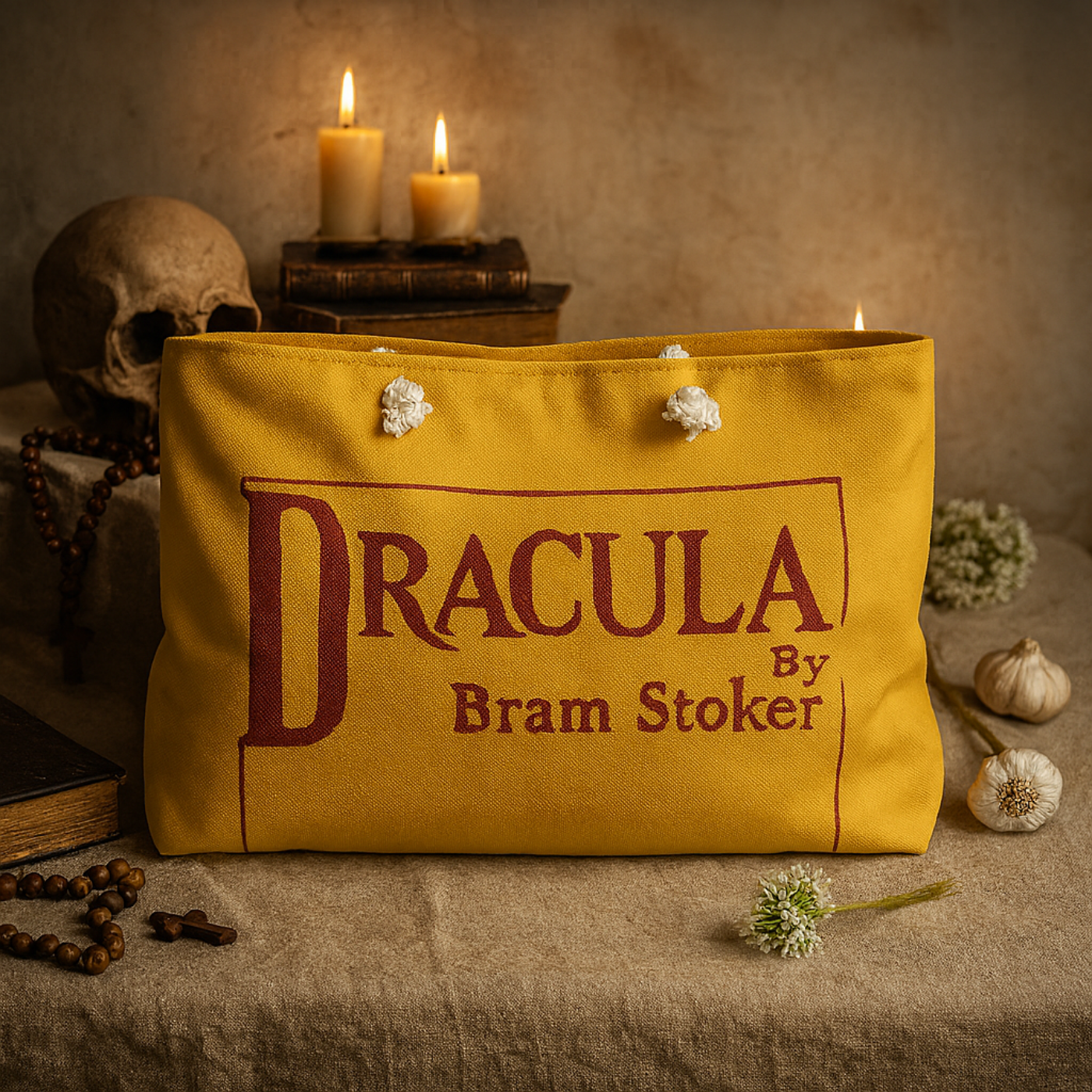 Dracula Weekender 1897 Bag / Fashion Style / Gothic Travel Tote product thumbnail image Dracula Weekender 1897 Bag / Fashion Style / Gothic Travel Tote product thumbnail image