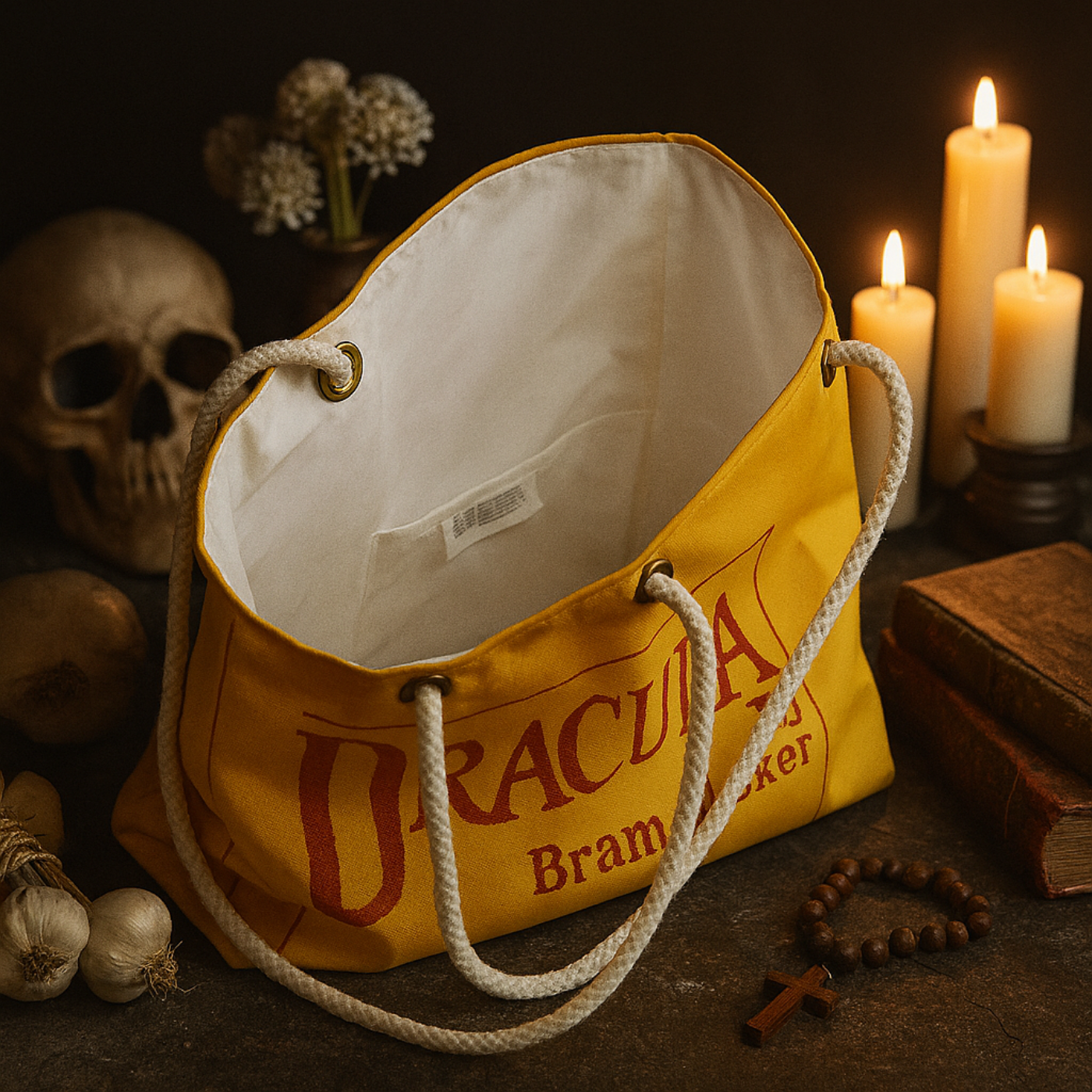 Dracula Weekender 1897 Bag / Fashion Style / Gothic Travel Tote product thumbnail image Dracula Weekender 1897 Bag / Fashion Style / Gothic Travel Tote product thumbnail image