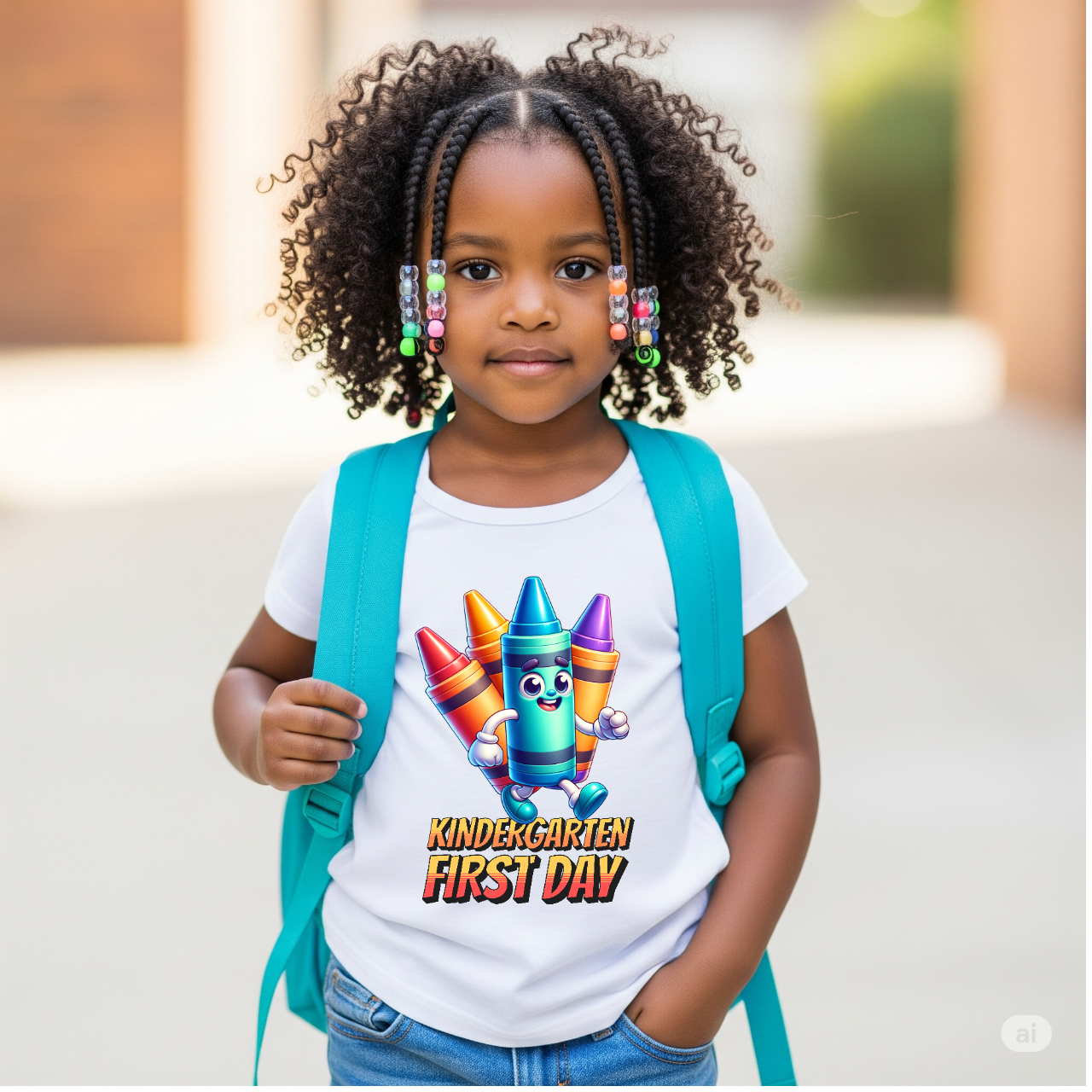 Kindergarten First Day Toddler Tee, Cute Kids Shirt, Back to School Tee, Birthday Gift, Crayon Design T-Shirt product thumbnail image Kindergarten First Day Toddler Tee, Cute Kids Shirt, Back to School Tee, Birthday Gift, Crayon Design T-Shirt product thumbnail image